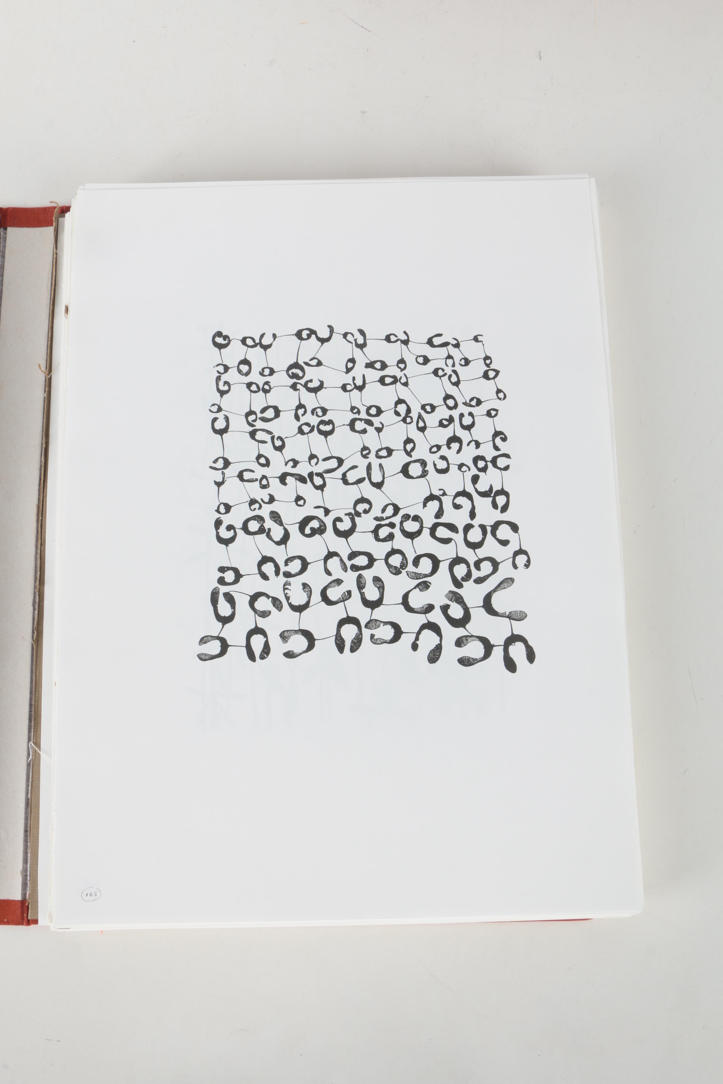 Marian Bijlenga Limited Edition Books "Written Weed", With Assortment of Printed Gallery Materials