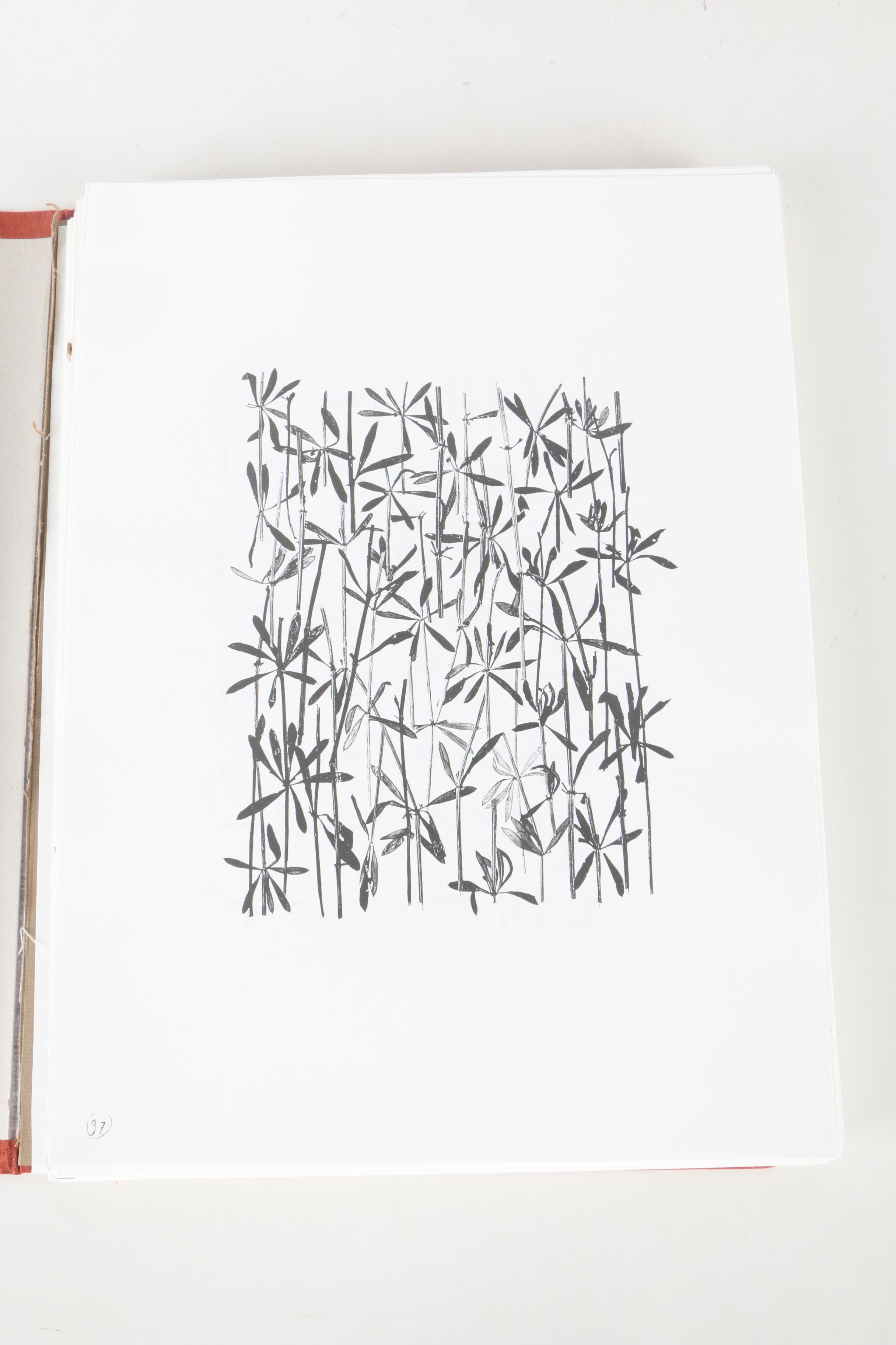Marian Bijlenga Limited Edition Books "Written Weed", With Assortment of Printed Gallery Materials