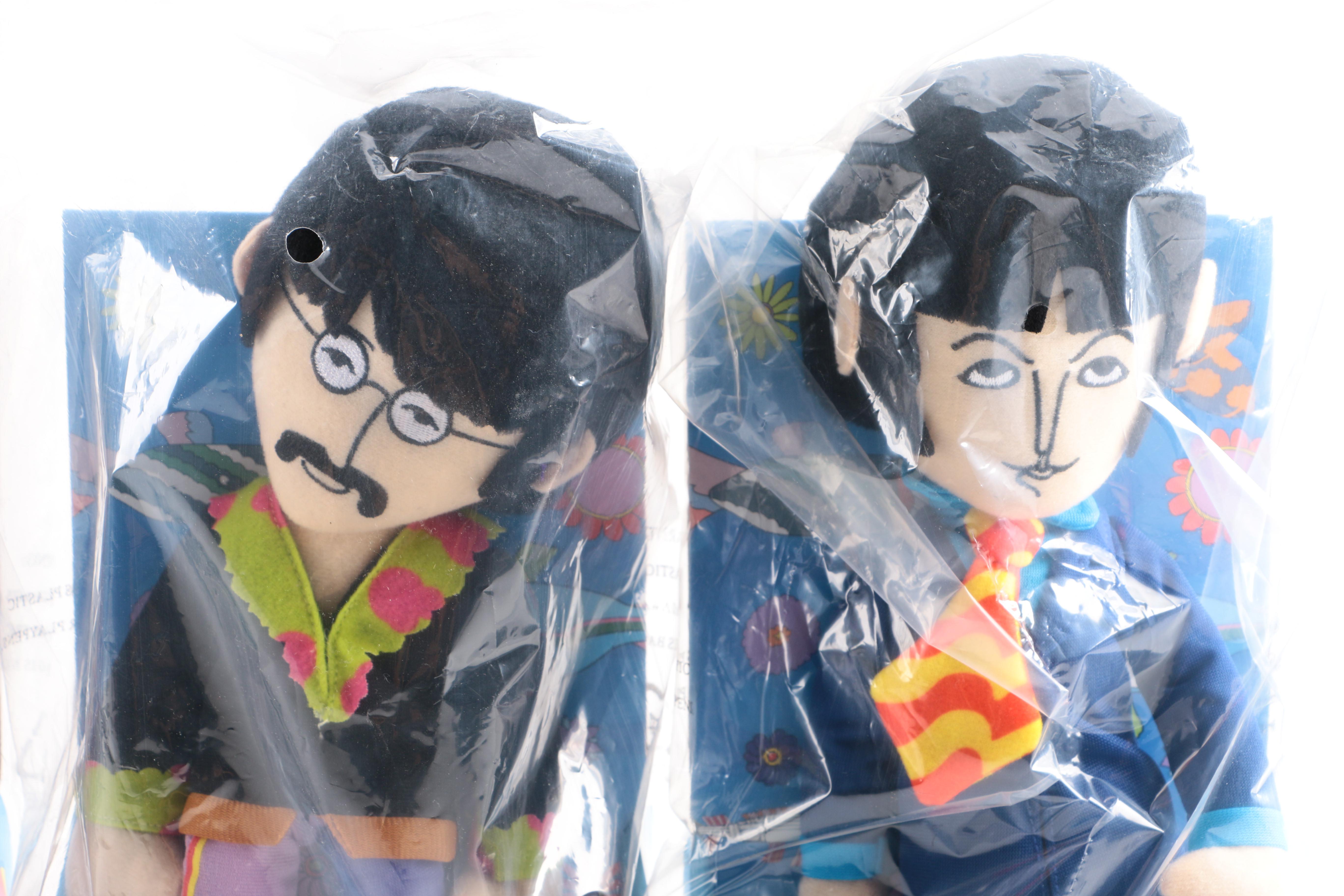Beatles Yellow Submarine Plush Doll Set