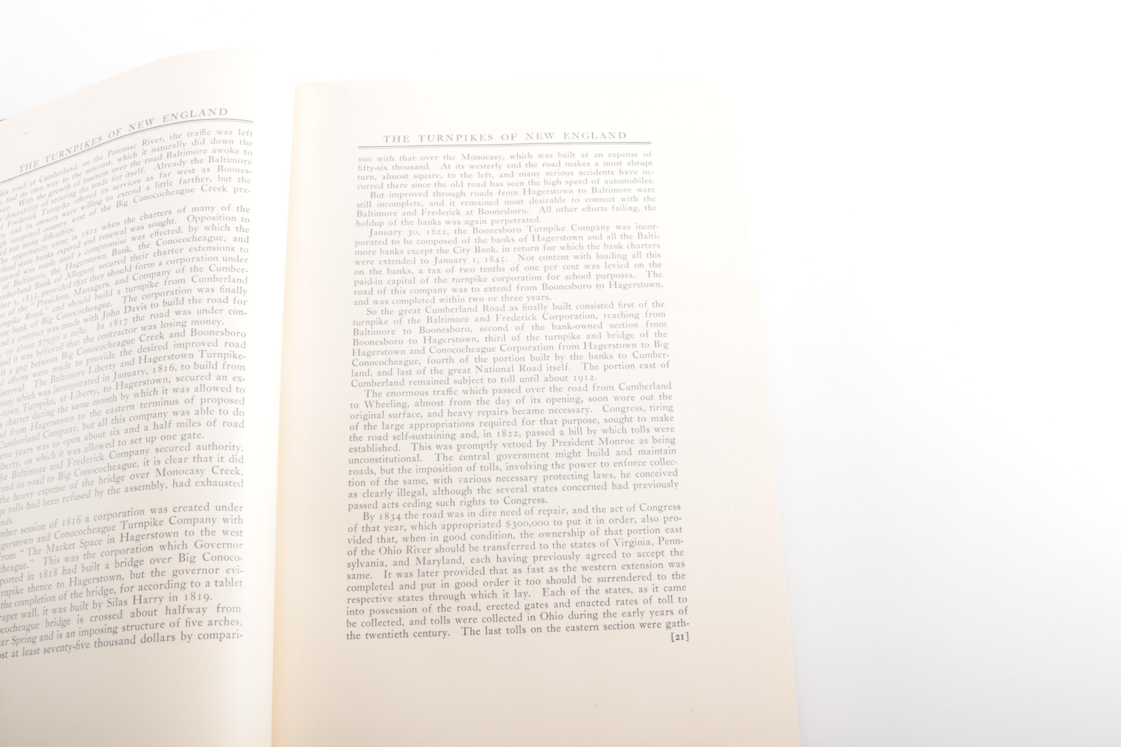 1919 "The Turnpikes of New England" by Frederic J. Wood