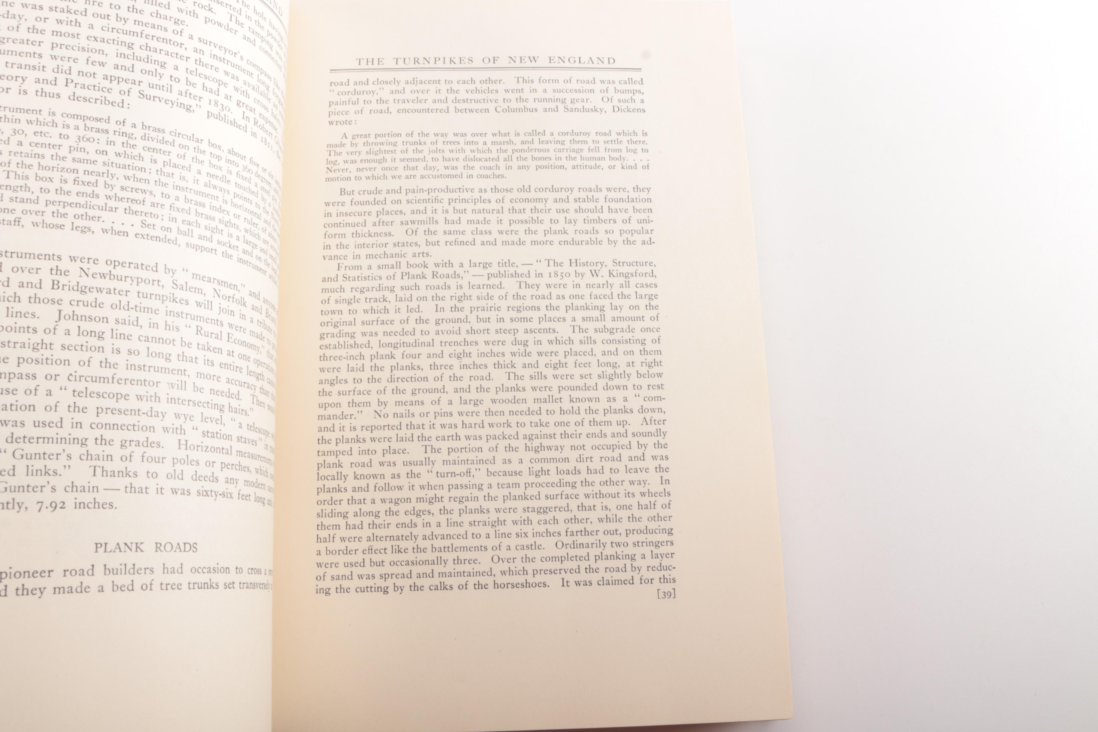 1919 "The Turnpikes of New England" by Frederic J. Wood