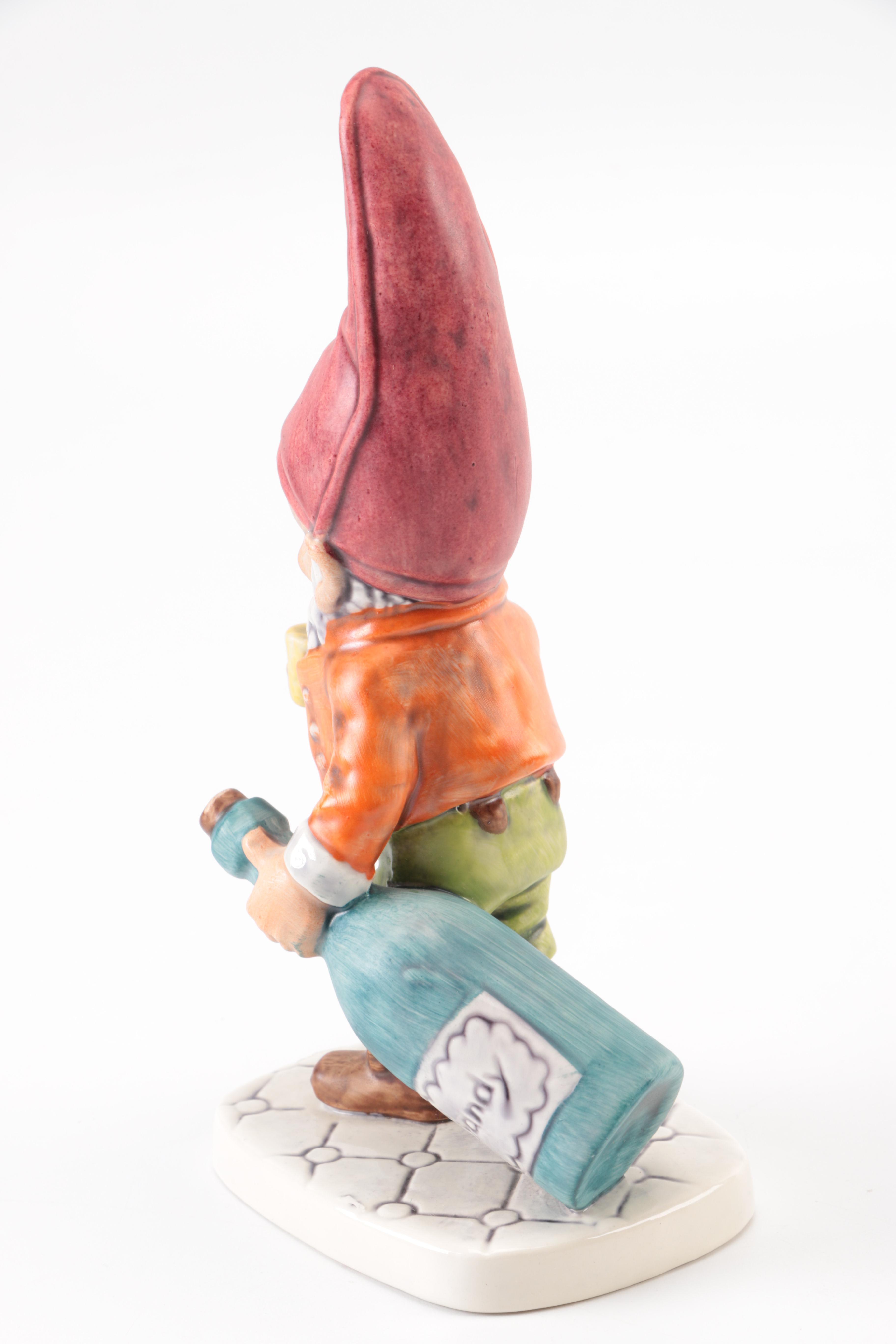 Goebel Go-Boy Gnome "Fritz", "Max" and Hummel "Eventide" Porcelain Figurines