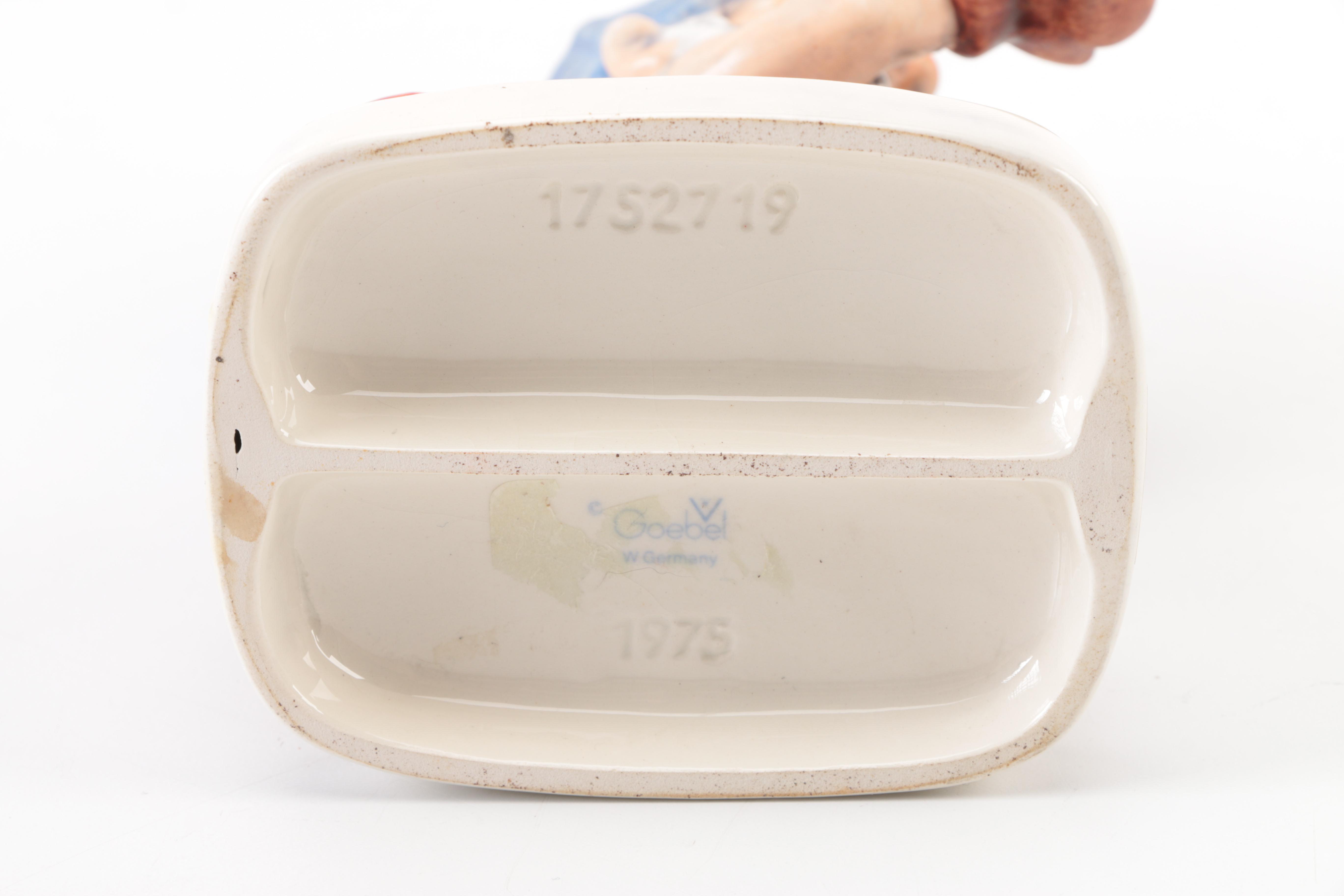 Goebel Go-Boy Gnome "Fritz", "Max" and Hummel "Eventide" Porcelain Figurines