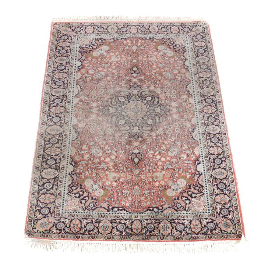 Hand-Knotted Tabriz Wool Area Rug