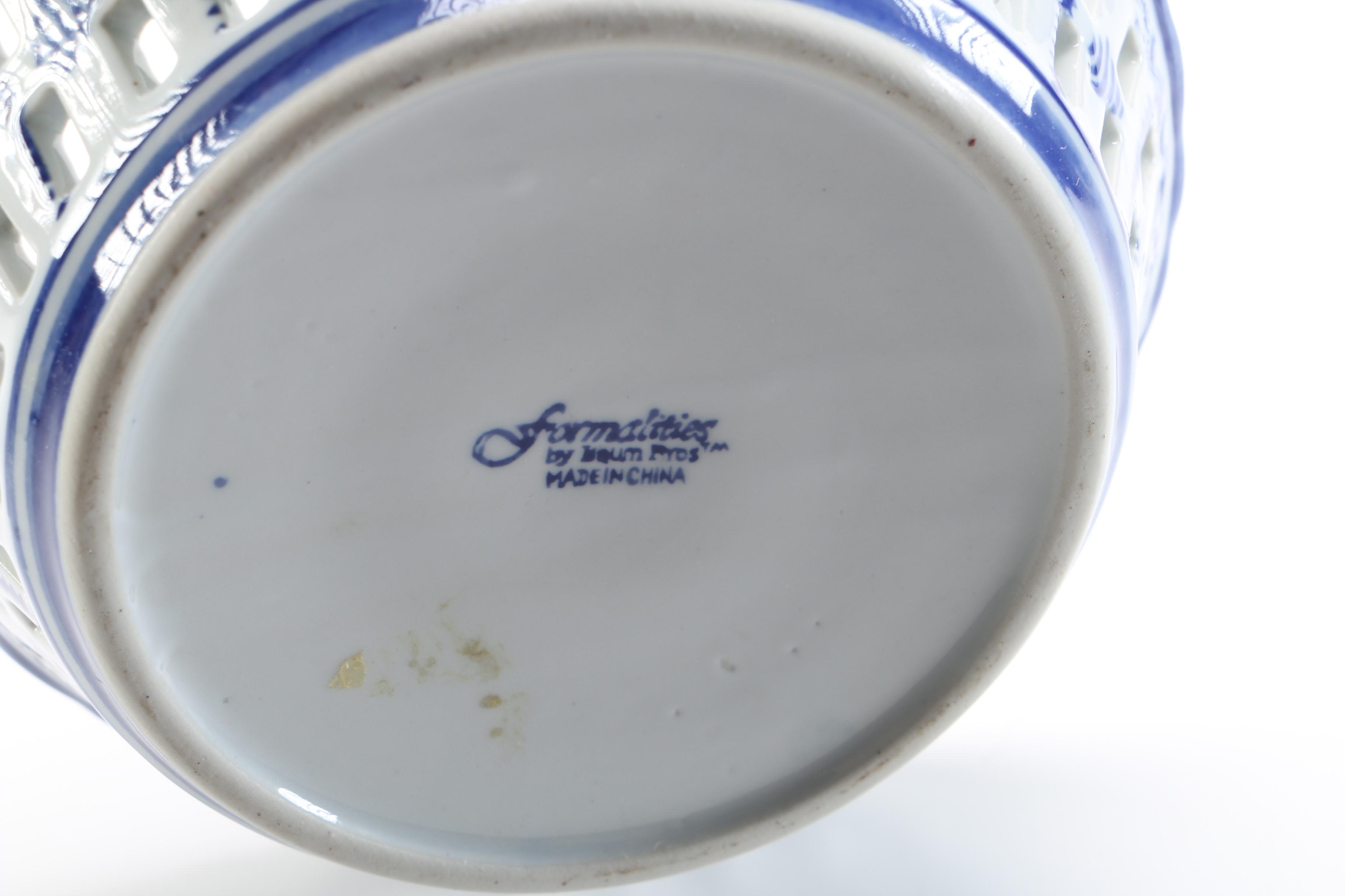 Baum Brothers Pie Cooler and Punch Bowl