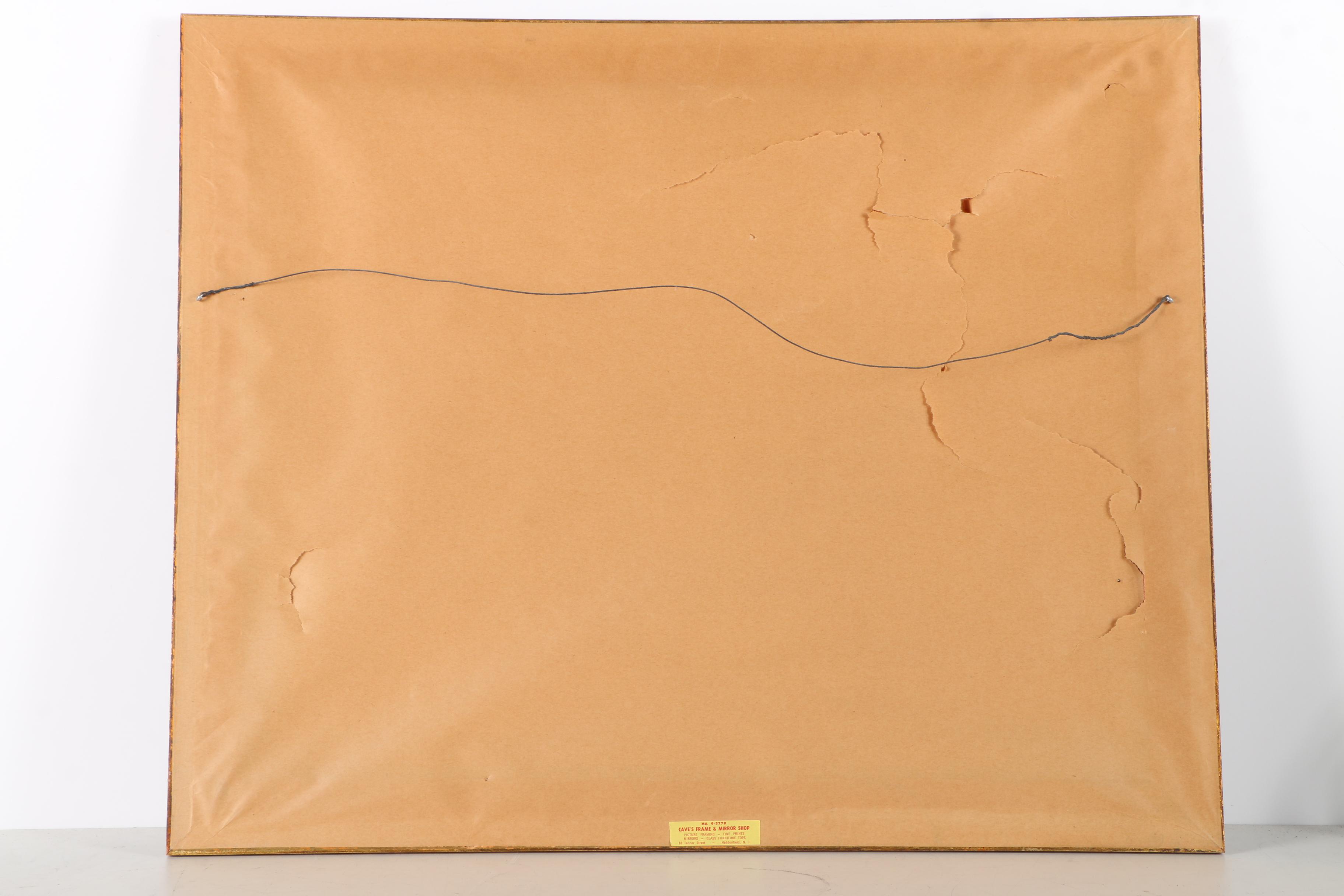 Offset Lithograph After John Singer Sargent "Oyster Gatherers of Cancale"