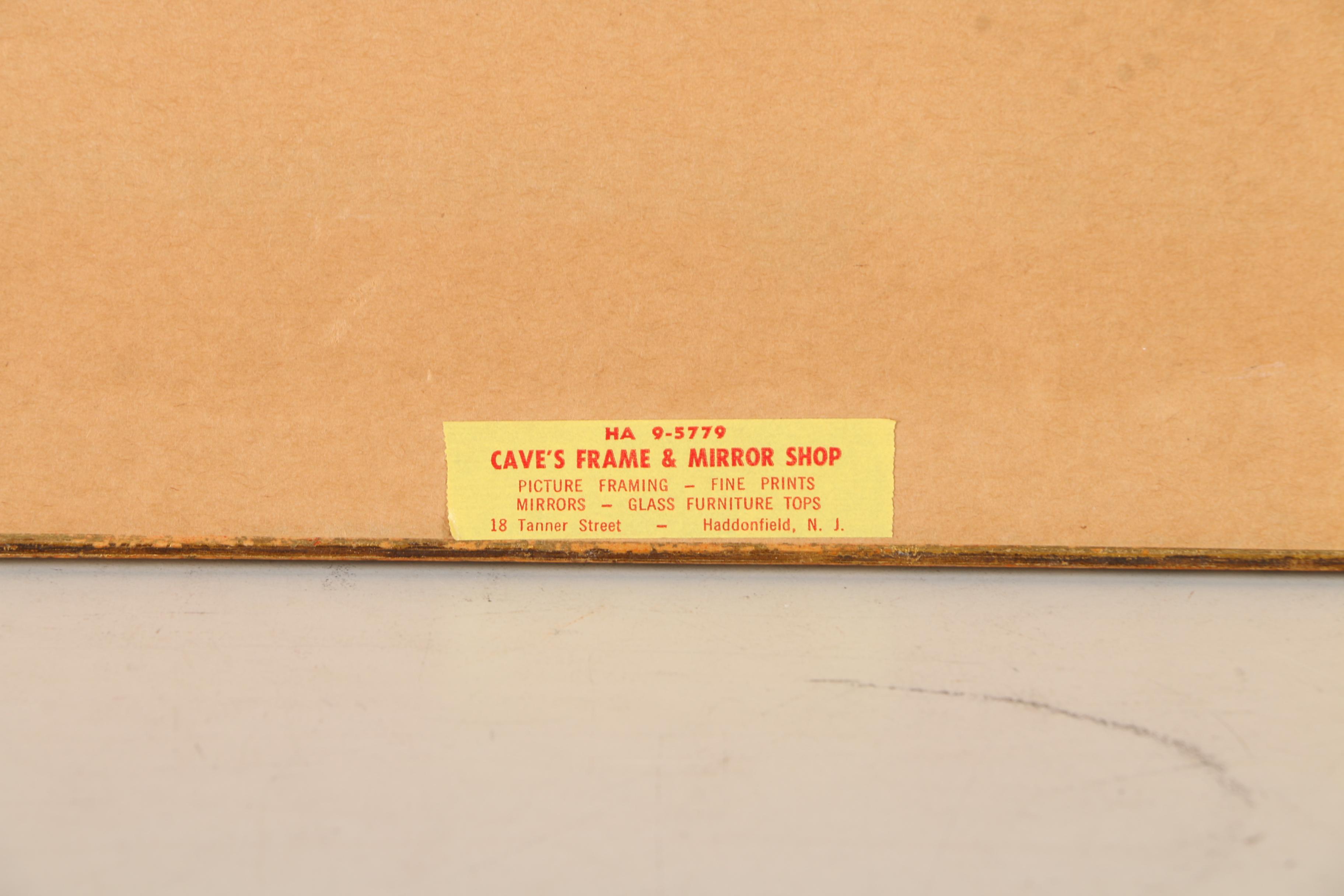 Offset Lithograph After John Singer Sargent "Oyster Gatherers of Cancale"