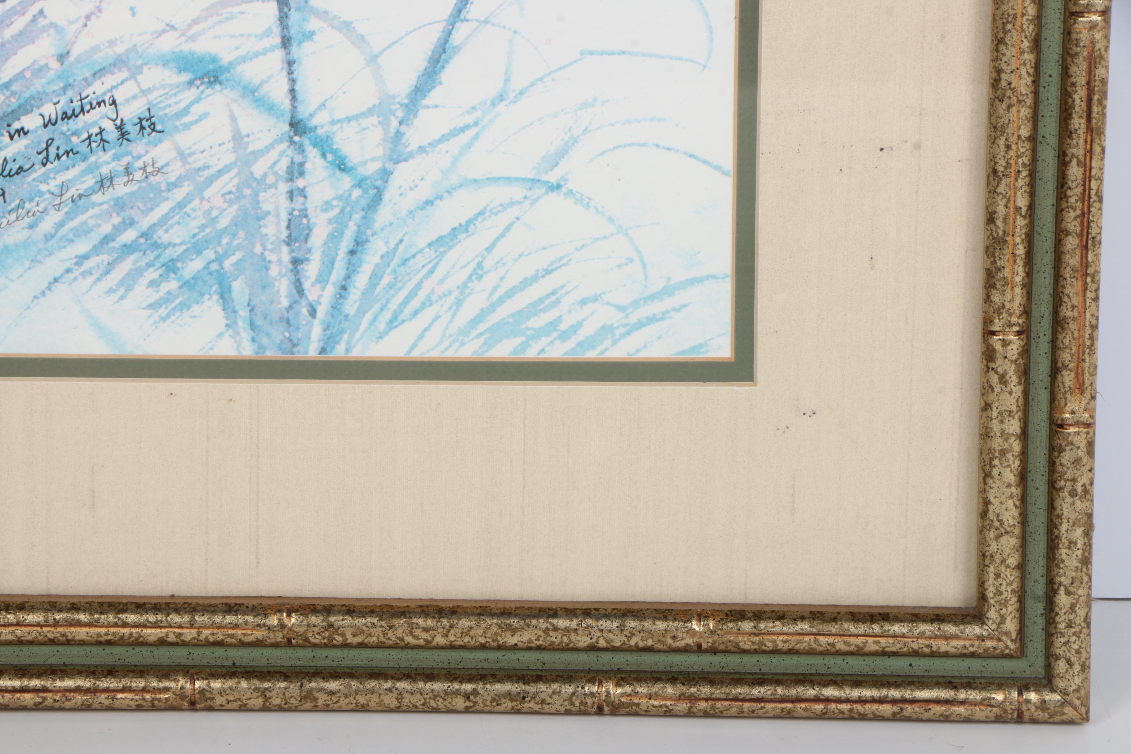 Cecilia Lin Limited Edition Offset Lithograph "Lady in Waiting"