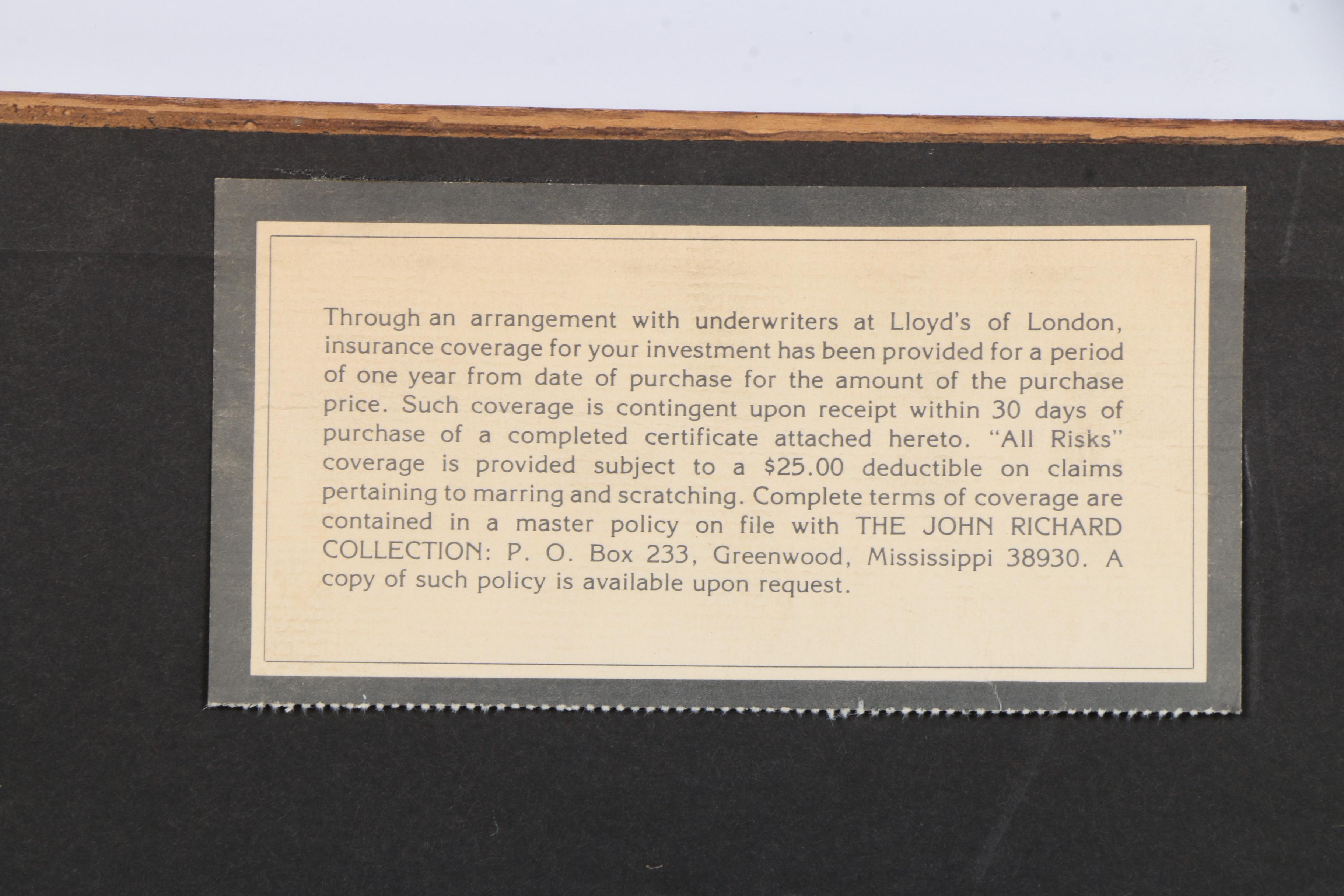 Cecilia Lin Limited Edition Offset Lithograph "Lady in Waiting"