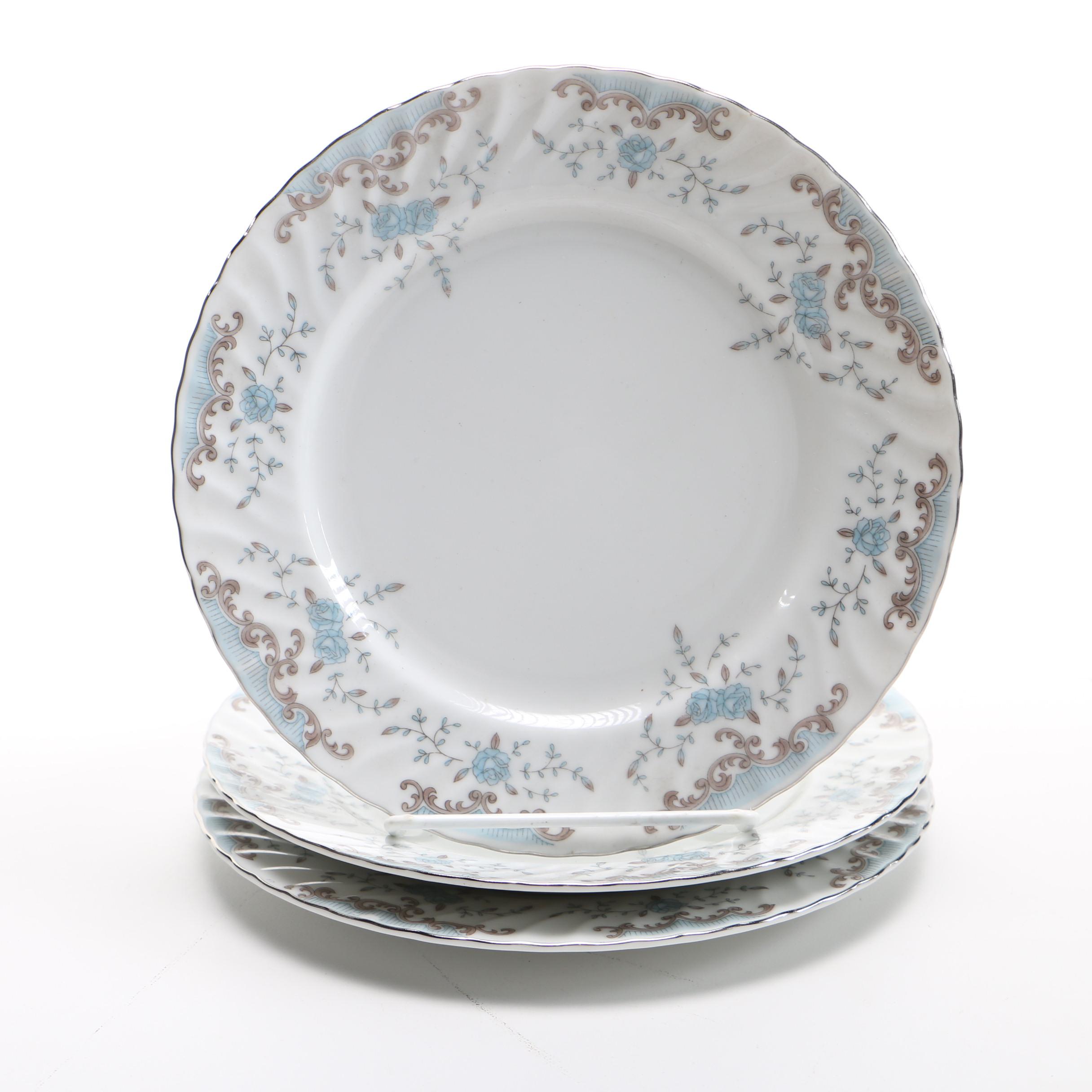 Set of Vintage Jonas Roberts Dinnerware in "Majorca" Pattern