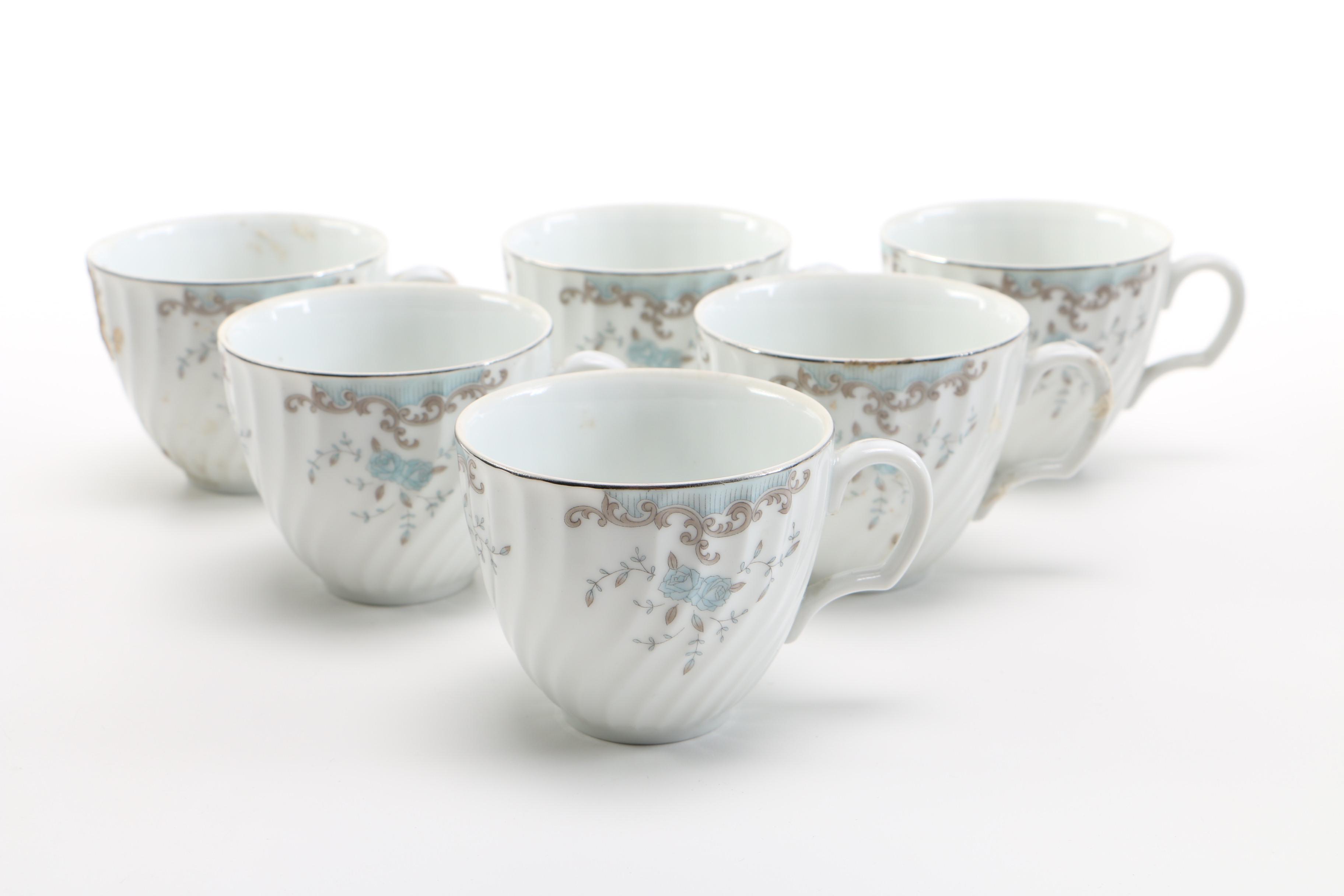 Set of Vintage Jonas Roberts Dinnerware in "Majorca" Pattern