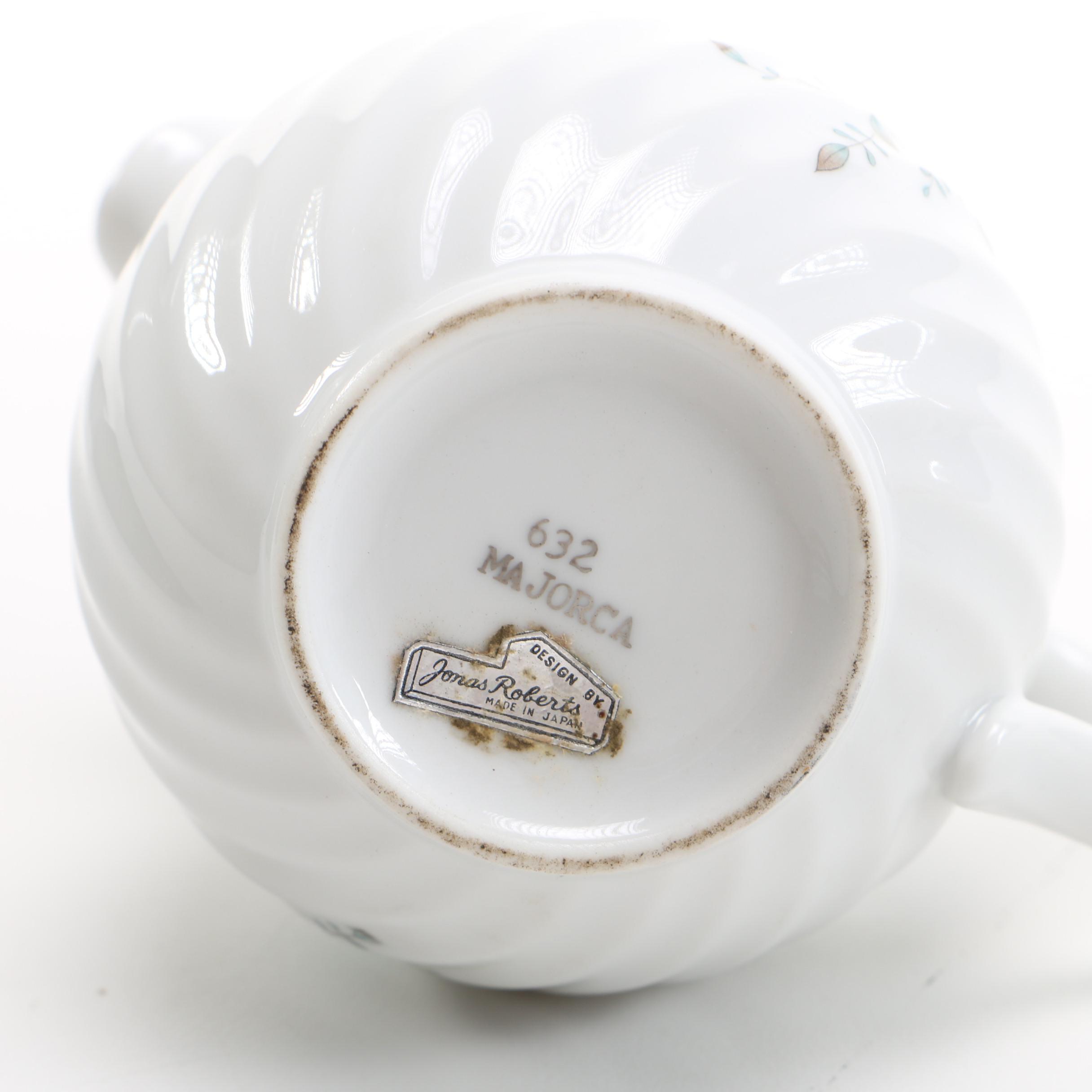 Set of Vintage Jonas Roberts Dinnerware in "Majorca" Pattern