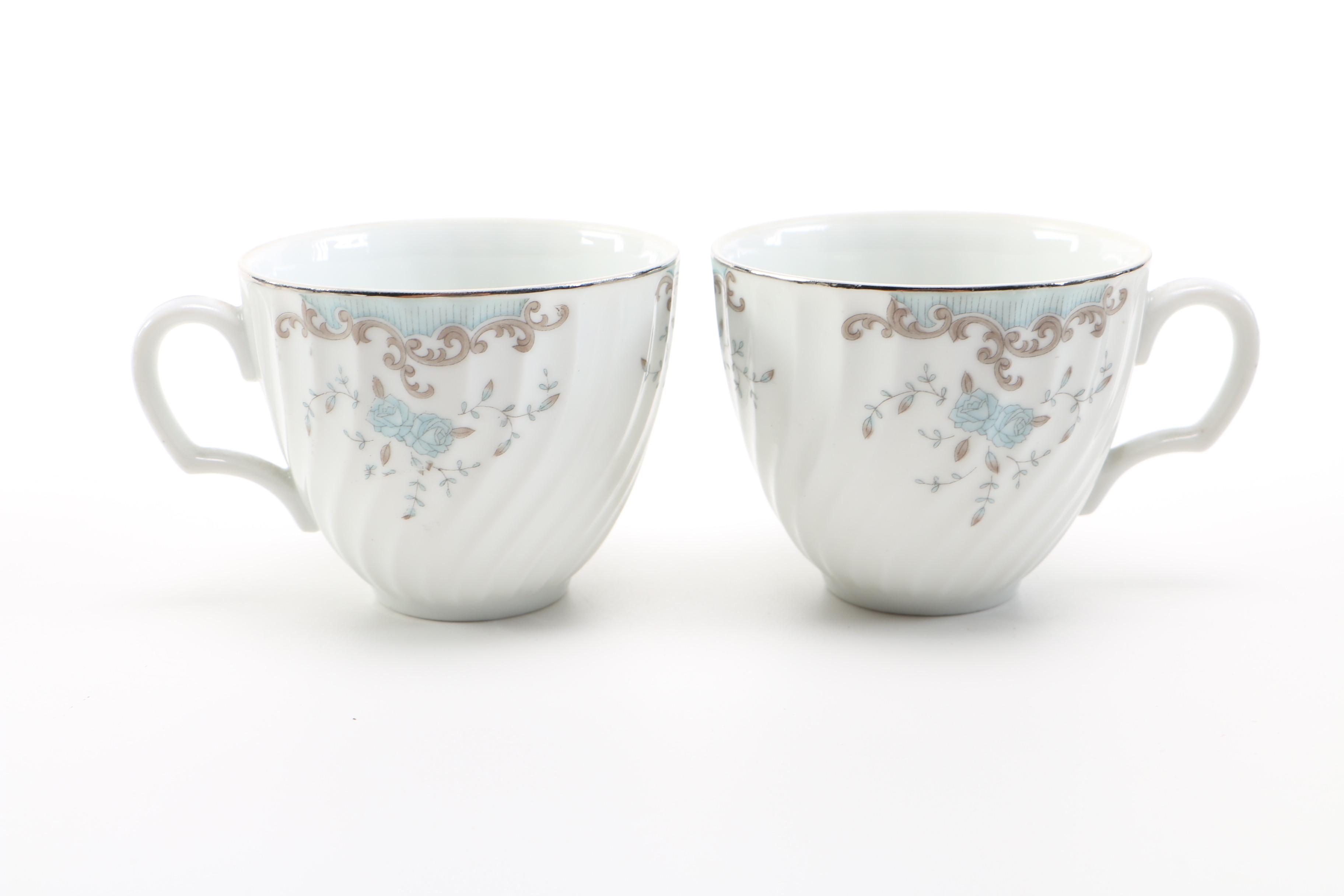 Set of Vintage Jonas Roberts Dinnerware in "Majorca" Pattern