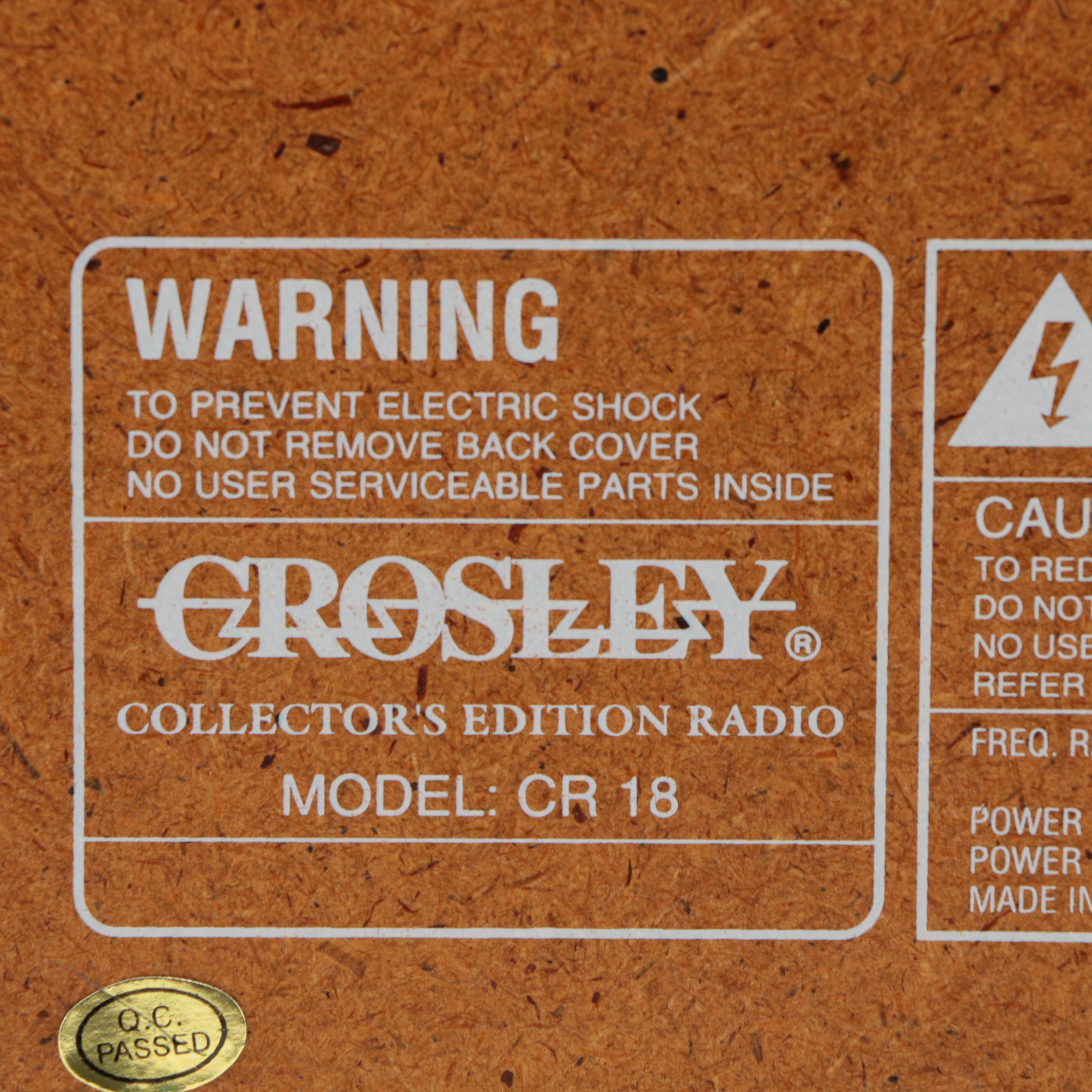 Crosley Collector's Edition Cassette Radio