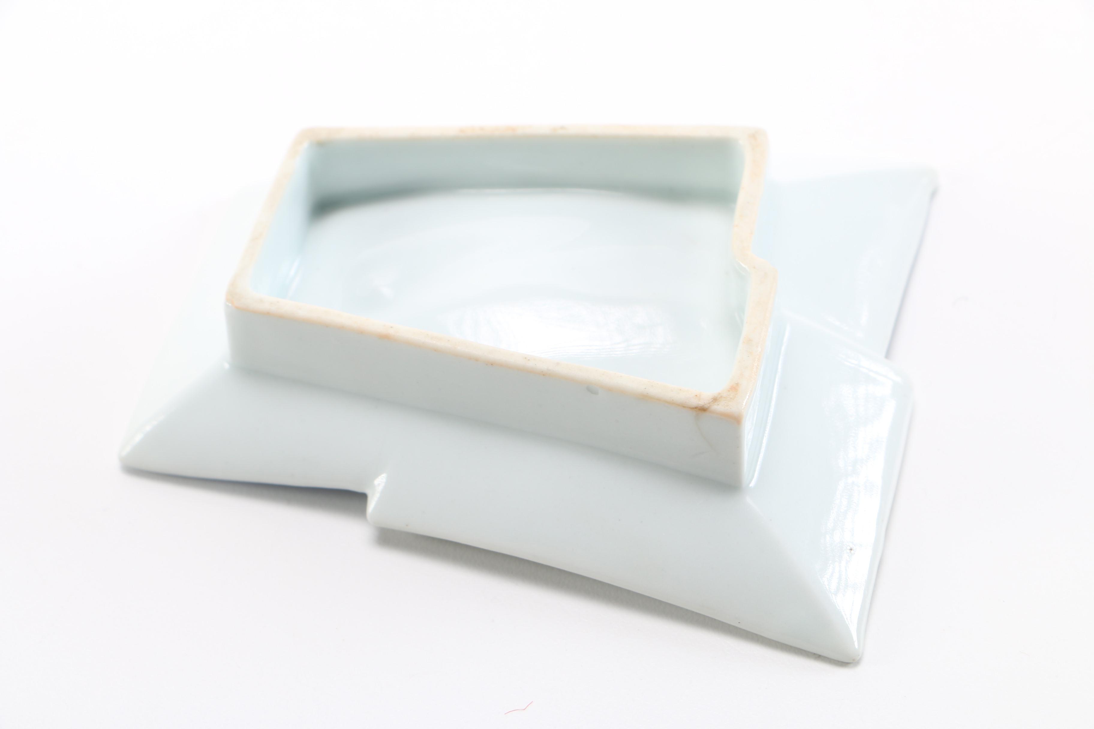 White and Blue Ceramic Bowl and Plates