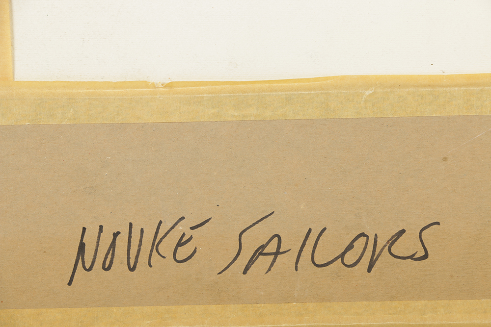 Louis Vastola Pastel Drawing on Paper Nautical Scene