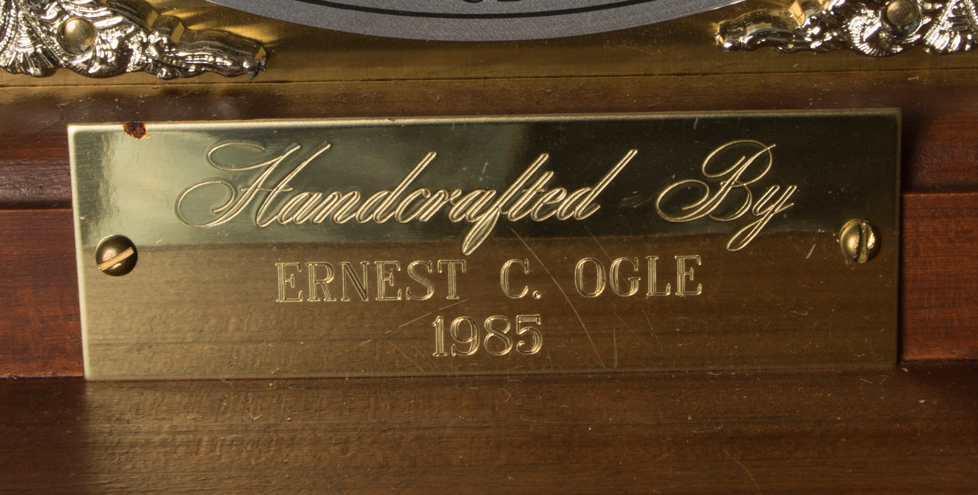 Viking Grandmother Clock with a Hand Crafted Case