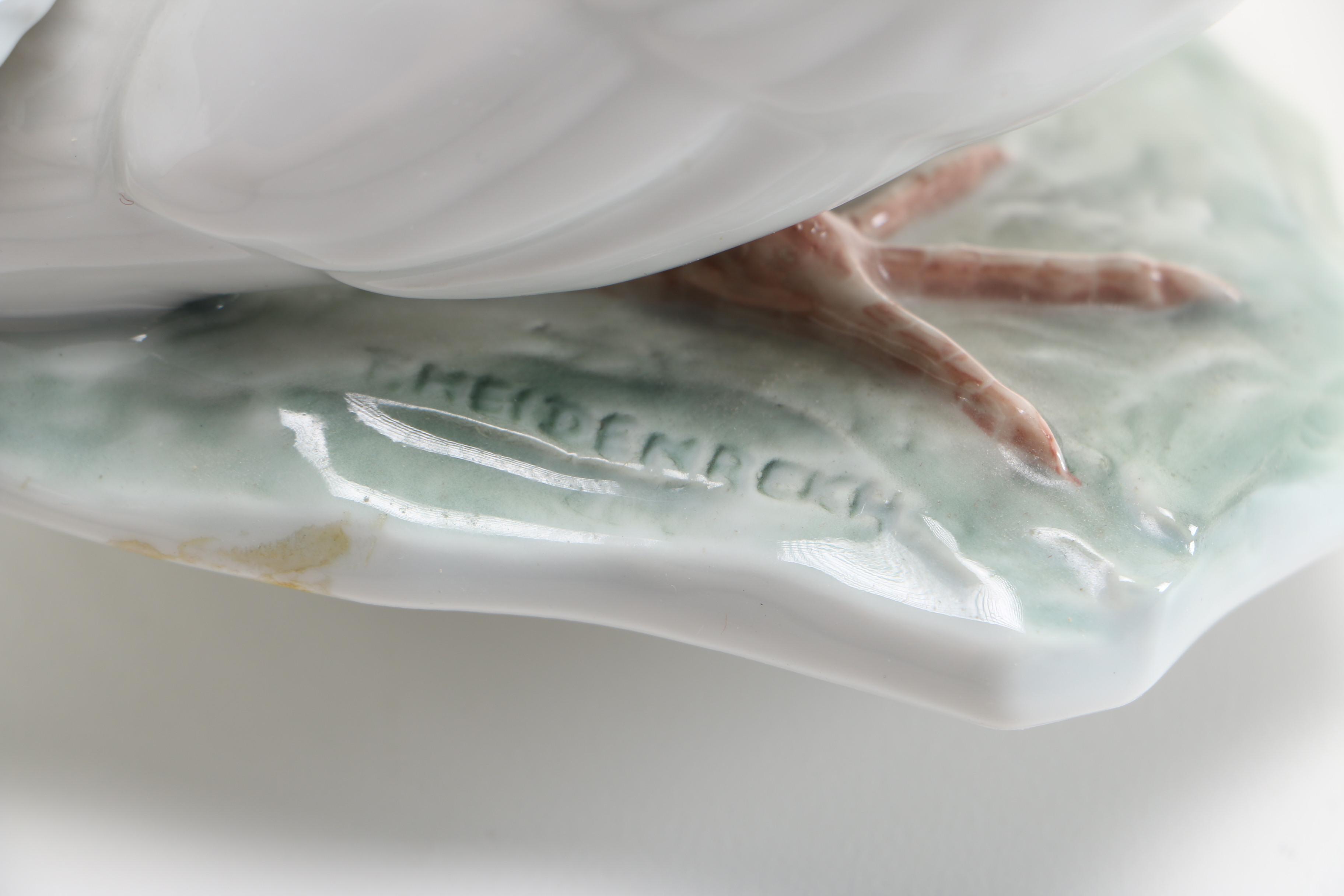 Two Rosenthal Fantail Dove Porcelain Figurines