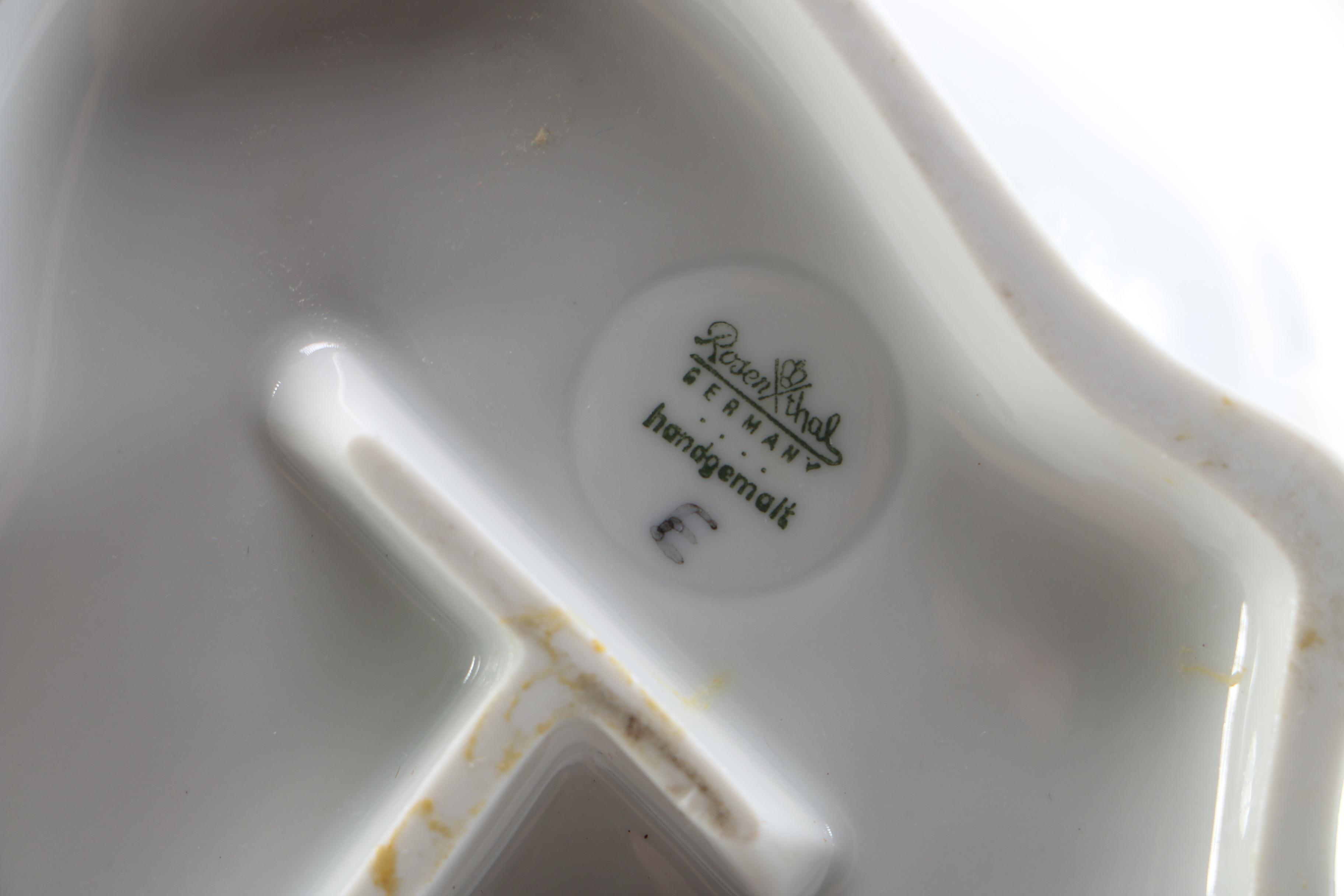 Two Rosenthal Fantail Dove Porcelain Figurines