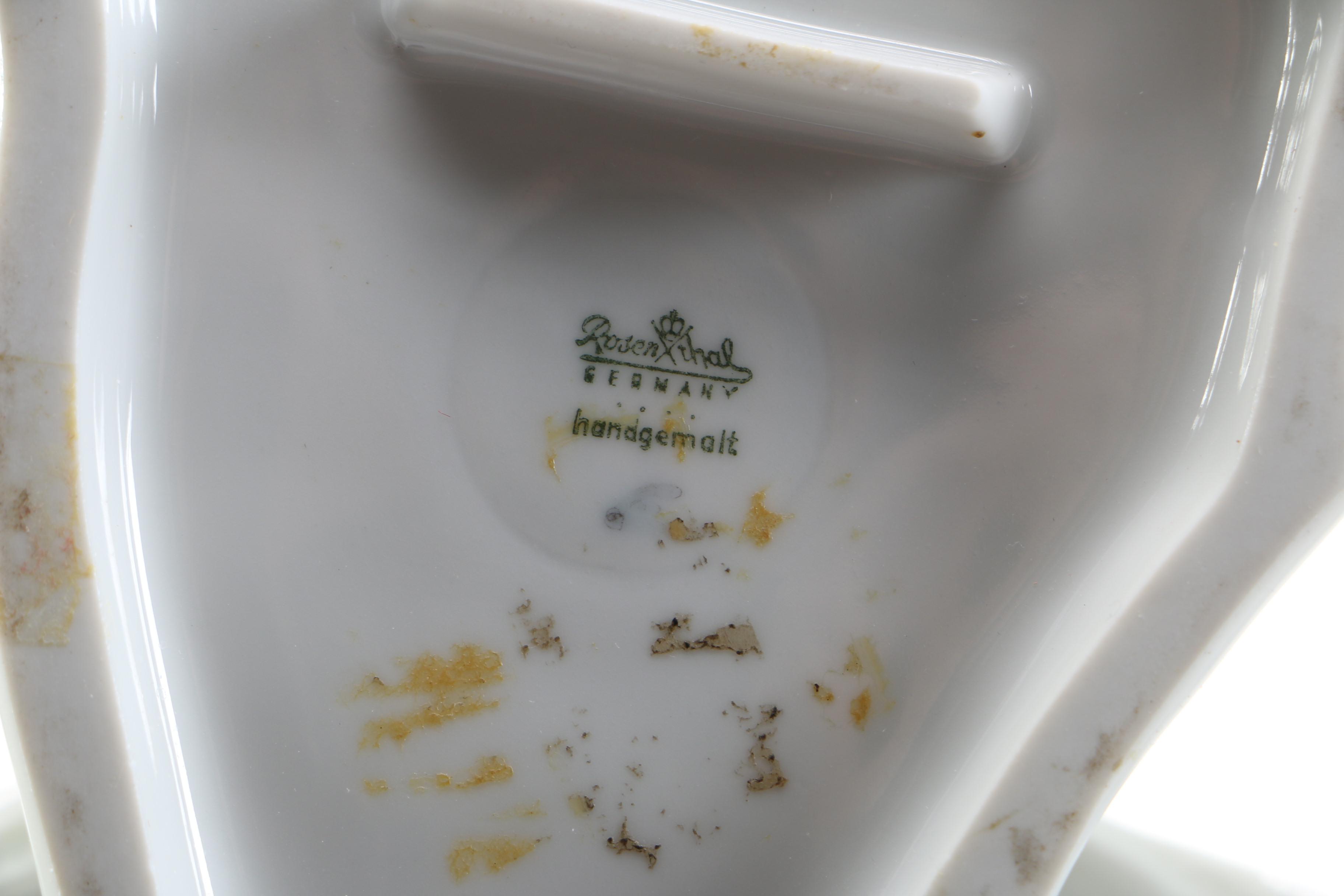 Two Rosenthal Fantail Dove Porcelain Figurines