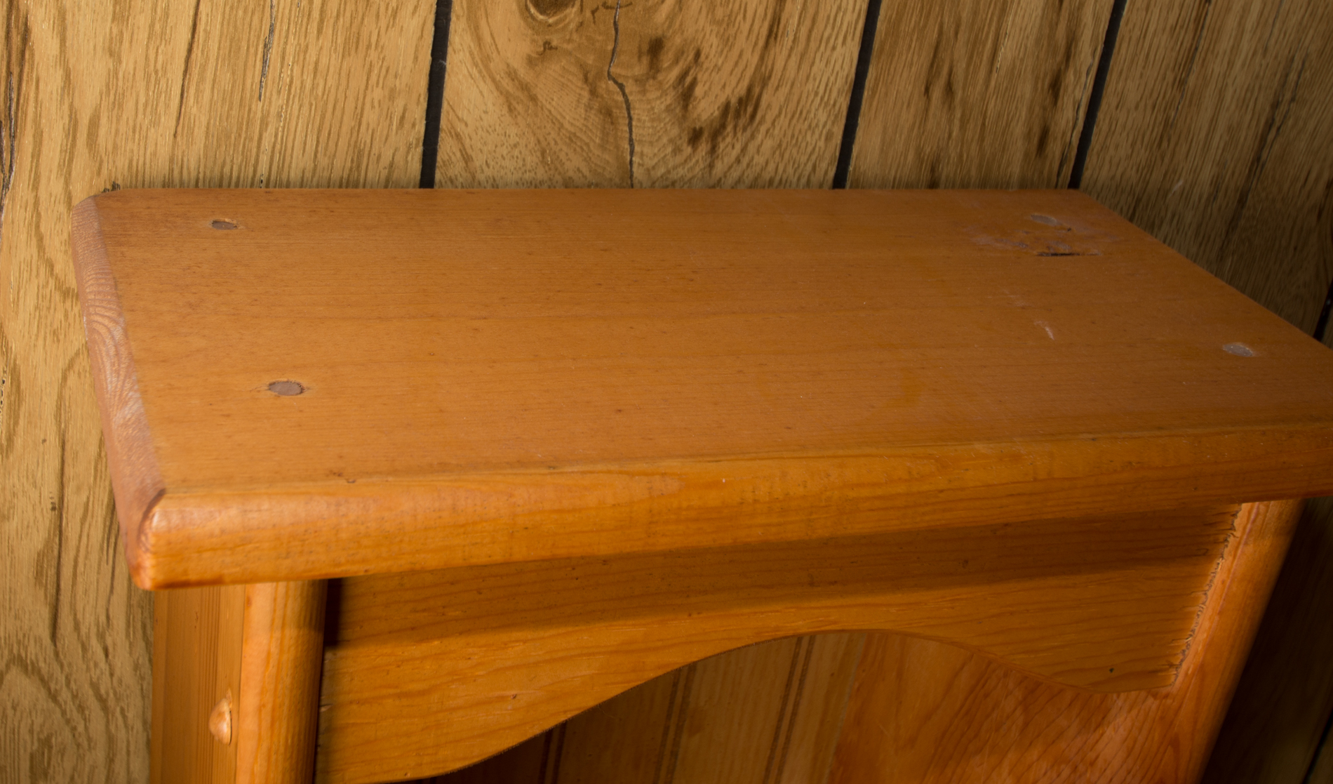 Oak "Lodge Style" Display Cabinet