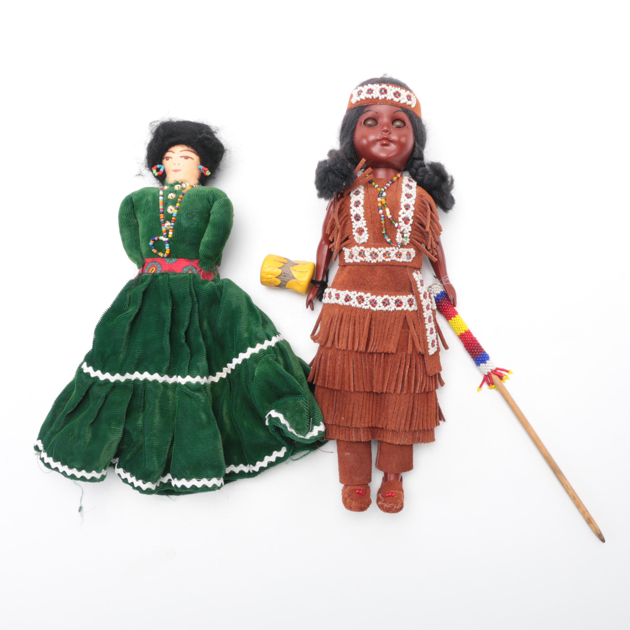 Pair of Vintage Dolls