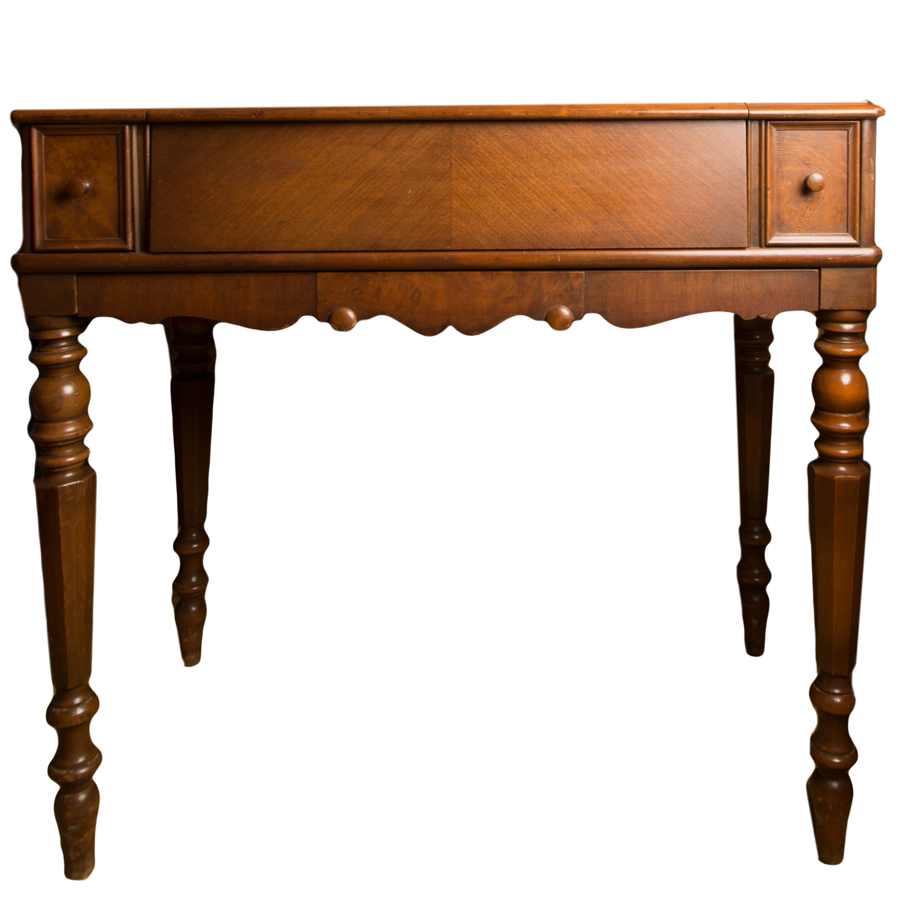 Vintage Spinet Style Writing Desk by Hekman