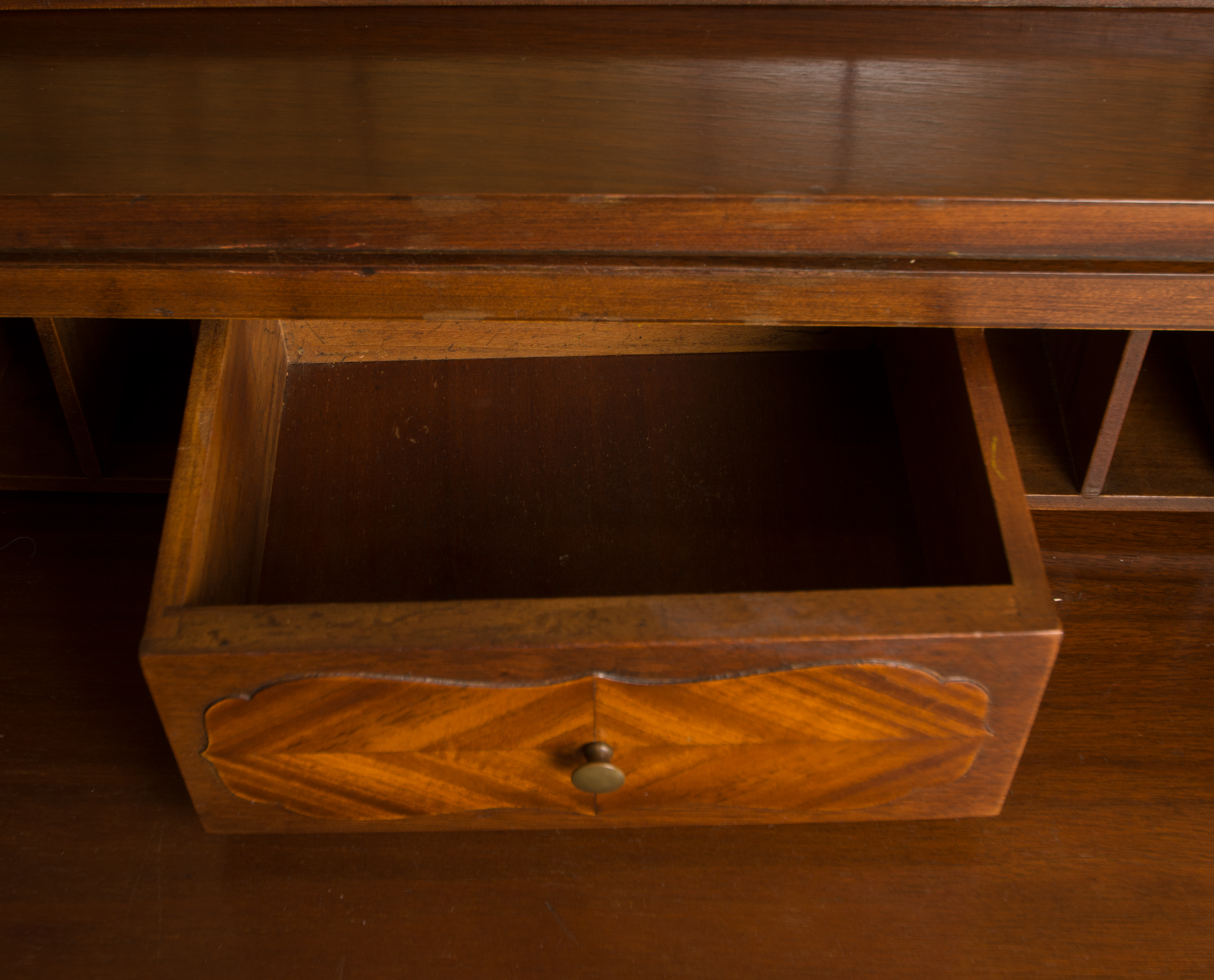 Vintage Spinet Style Writing Desk by Hekman