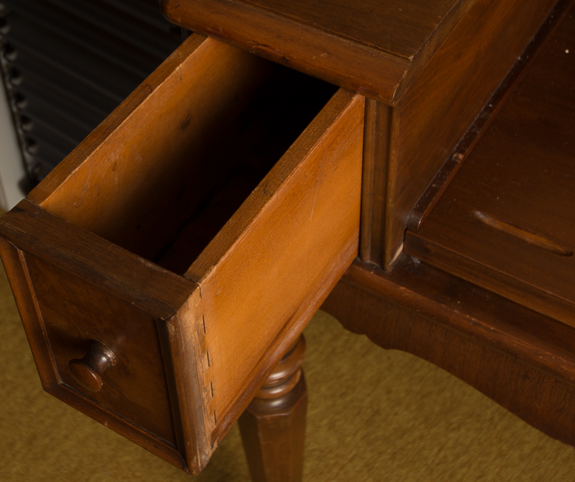 Vintage Spinet Style Writing Desk by Hekman