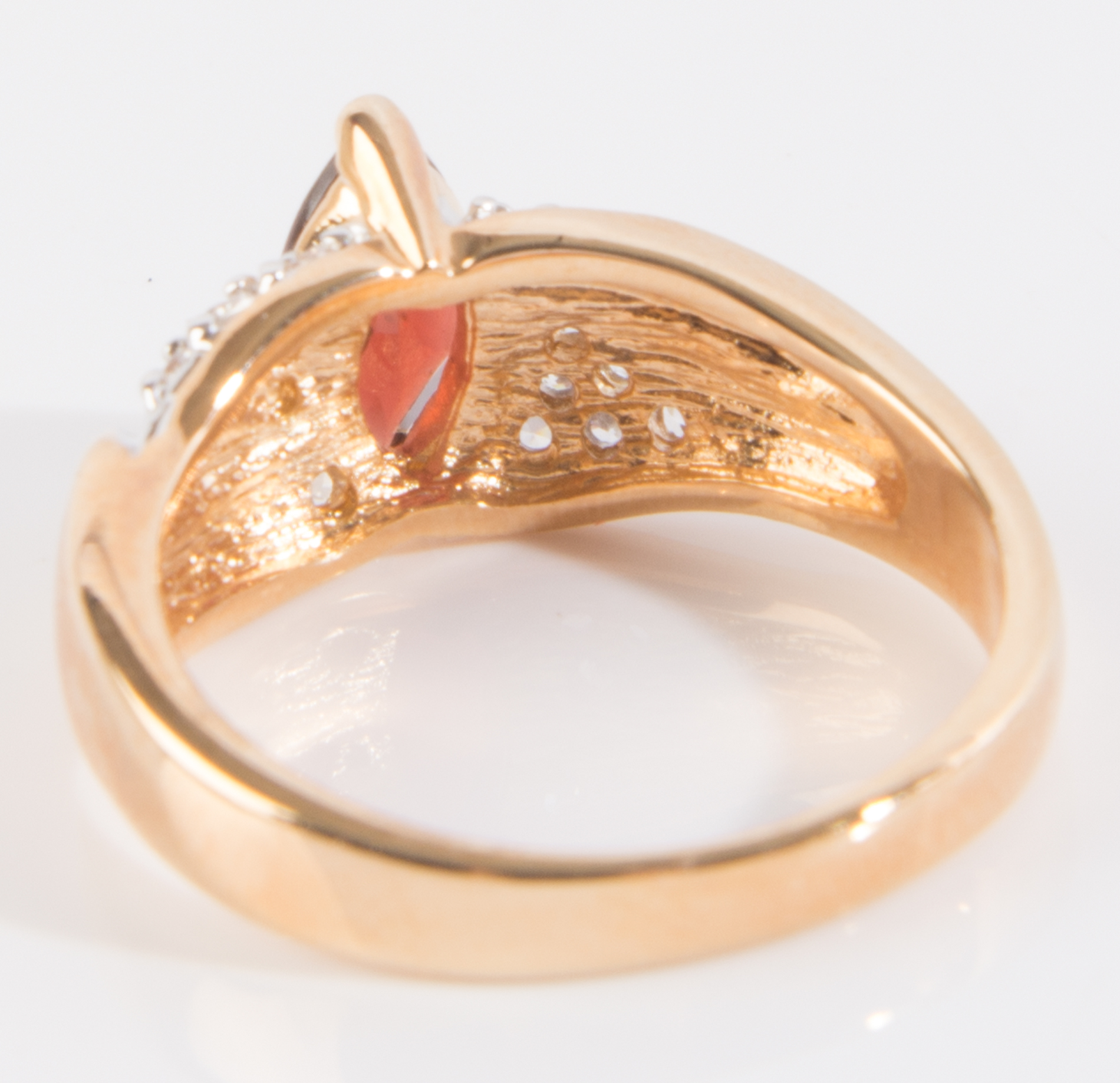 Gold Filled Simulated Stone Demi Parure