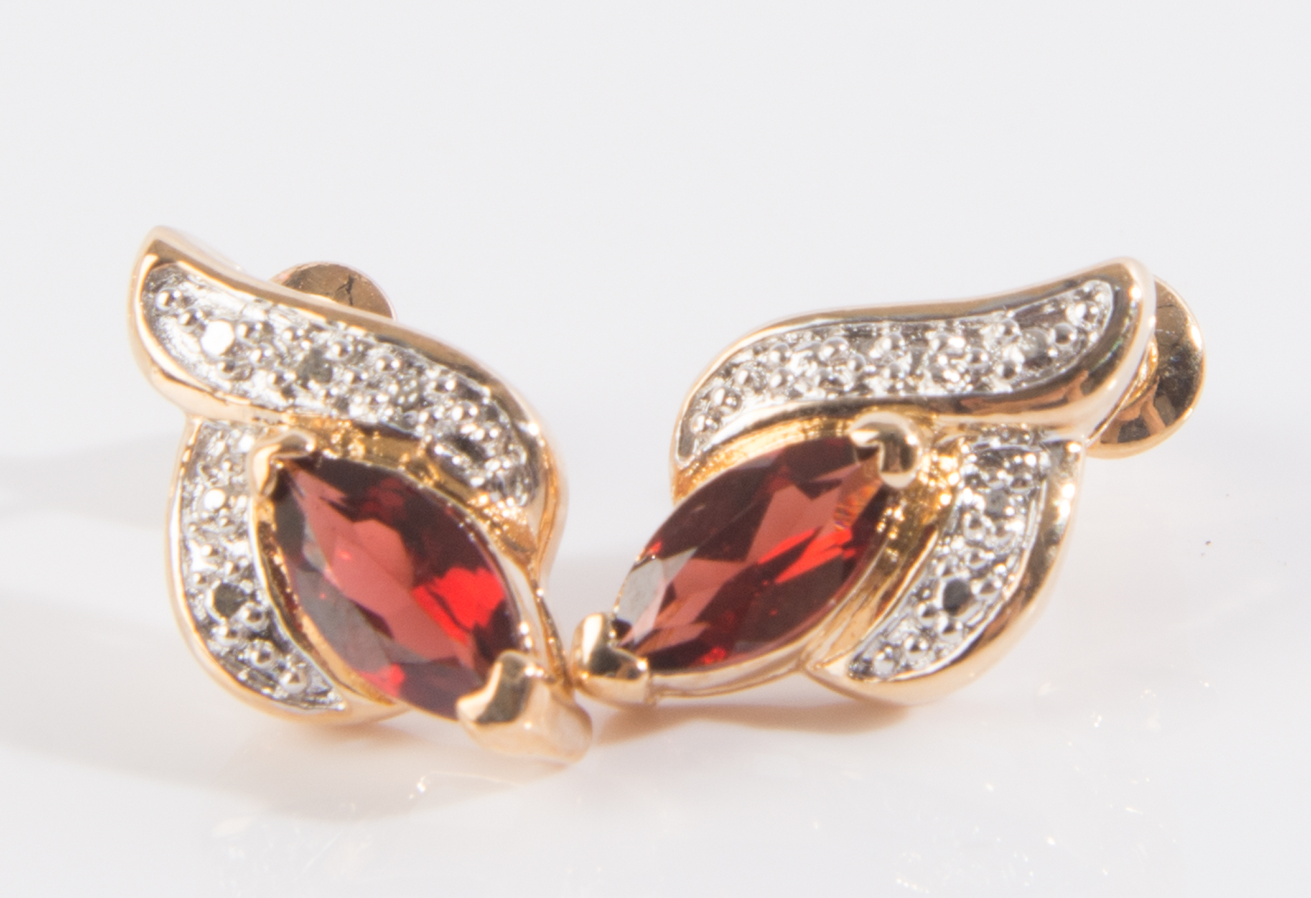 Gold Filled Simulated Stone Demi Parure