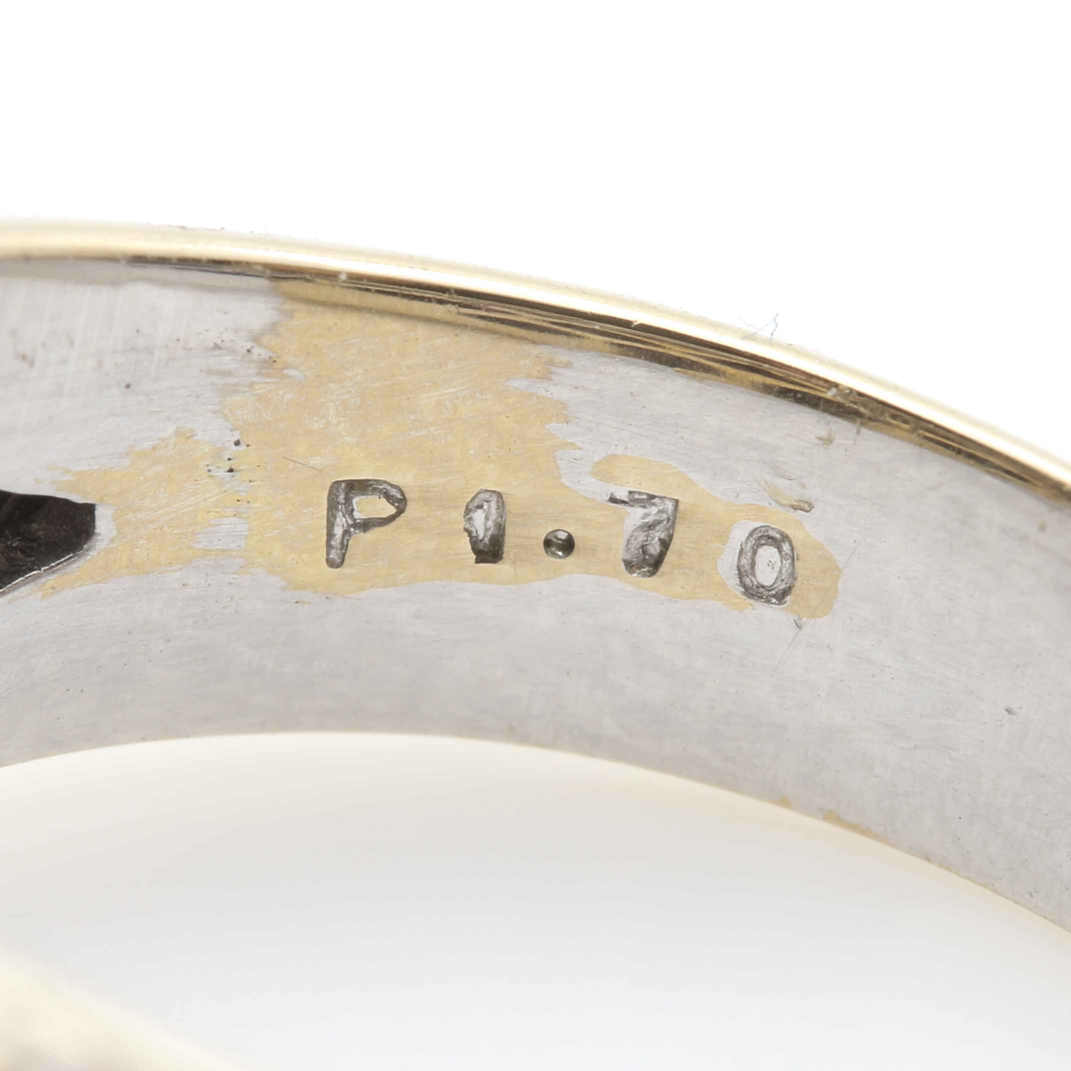 18K White Gold 1.55 CT Tourmaline and Sapphire Dome Ring