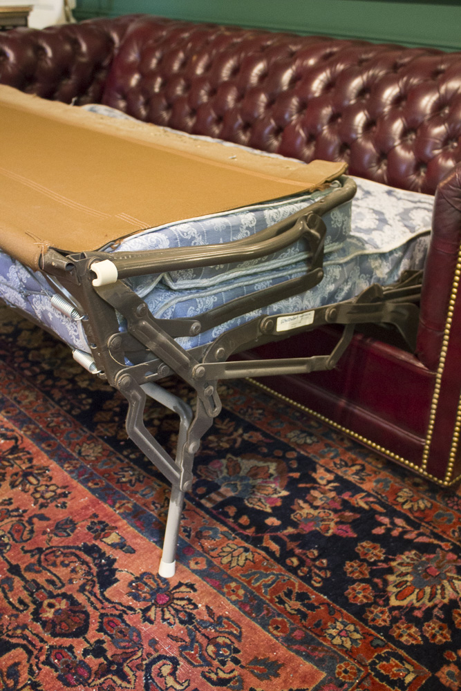 Chesterfield Style Leather Sofa by Leathercraft