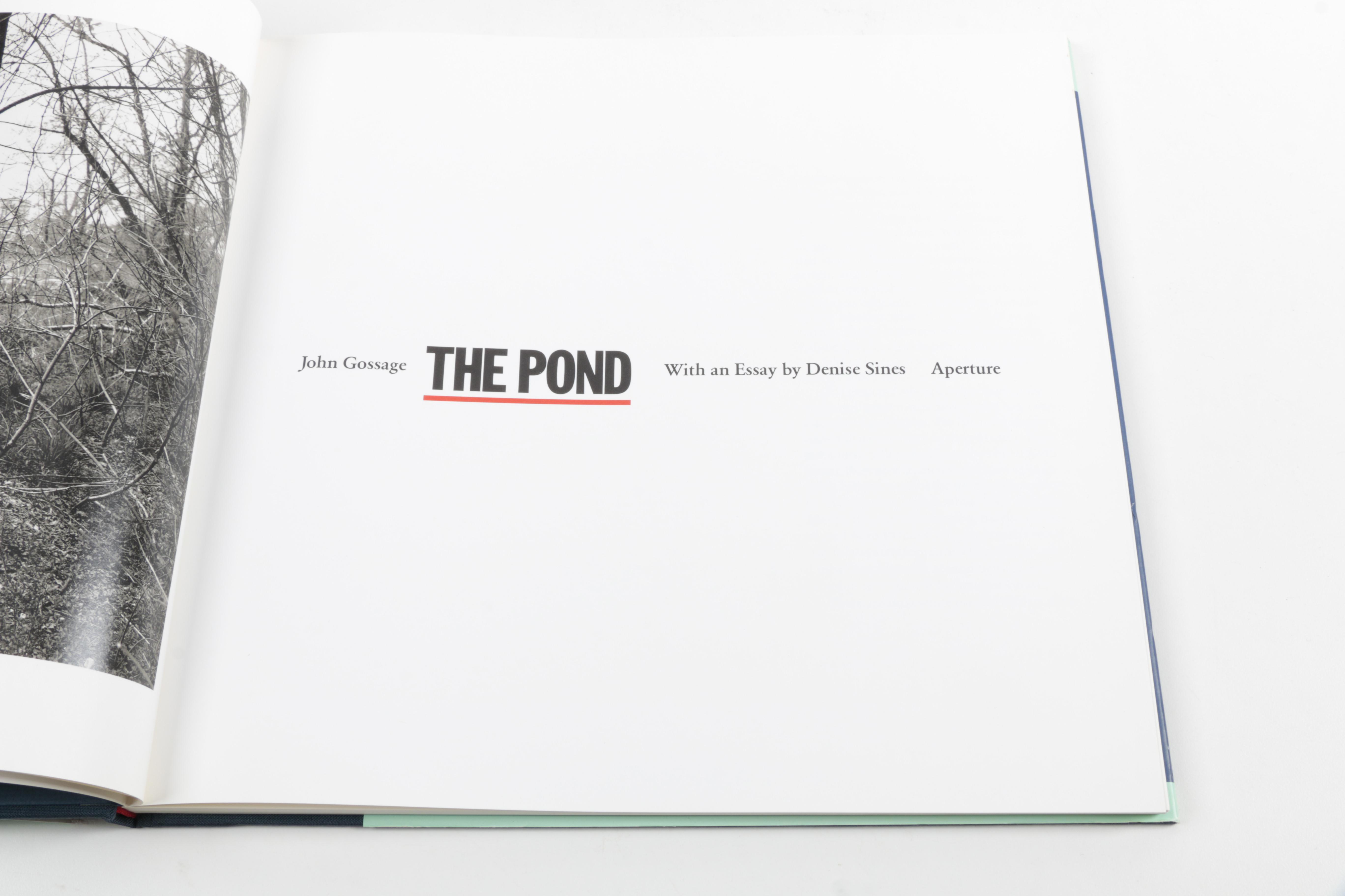 1985 Signed First Edition "The Pond" by John Gossage