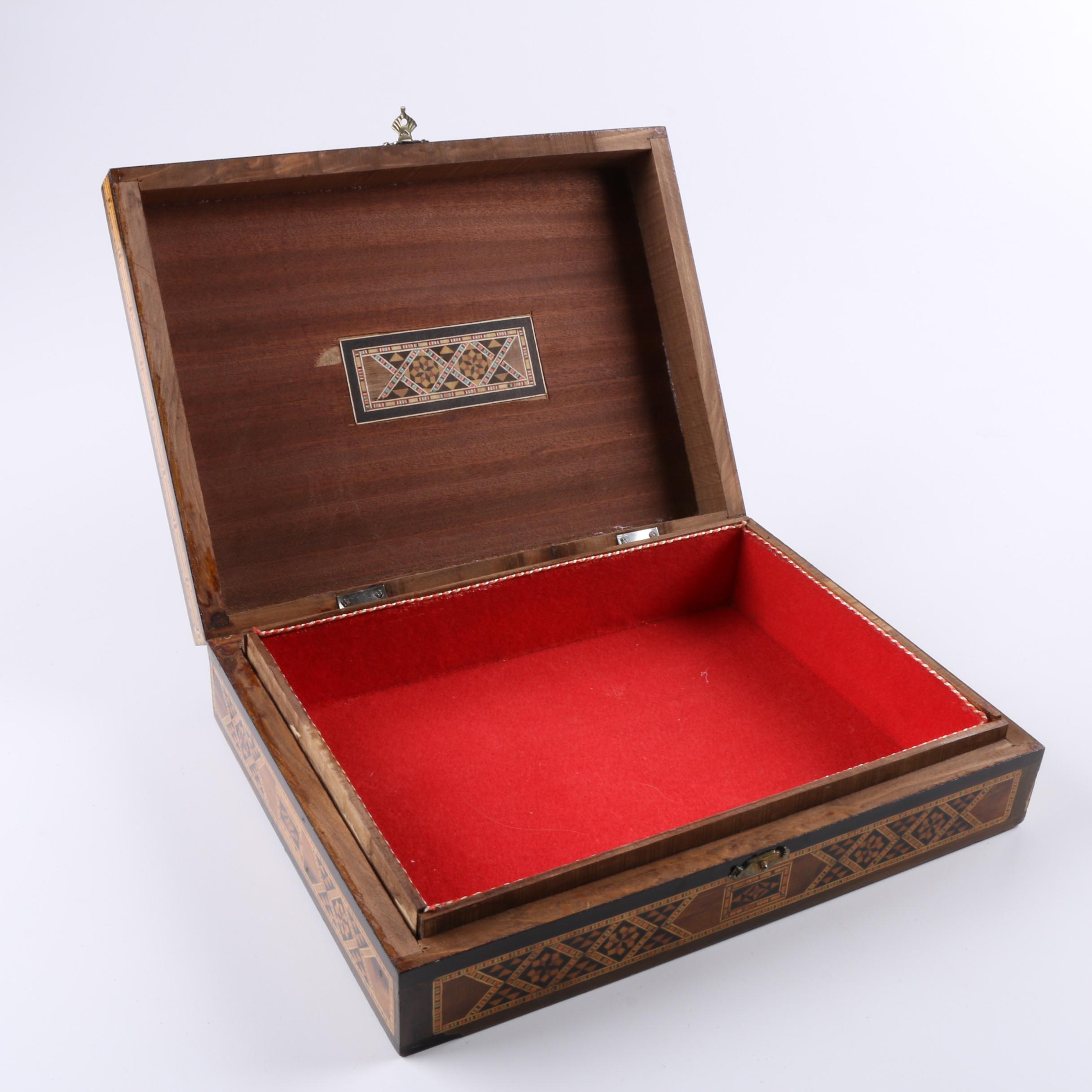 Middle Eastern Box, Koran and Sword from Grand Mufti Kuftaro