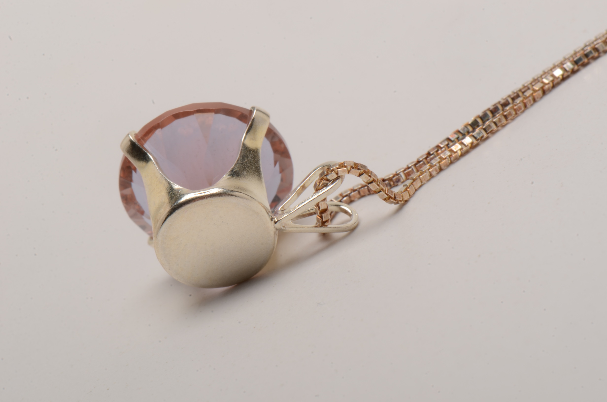 Sterling Zandrite Necklace and Earring Set