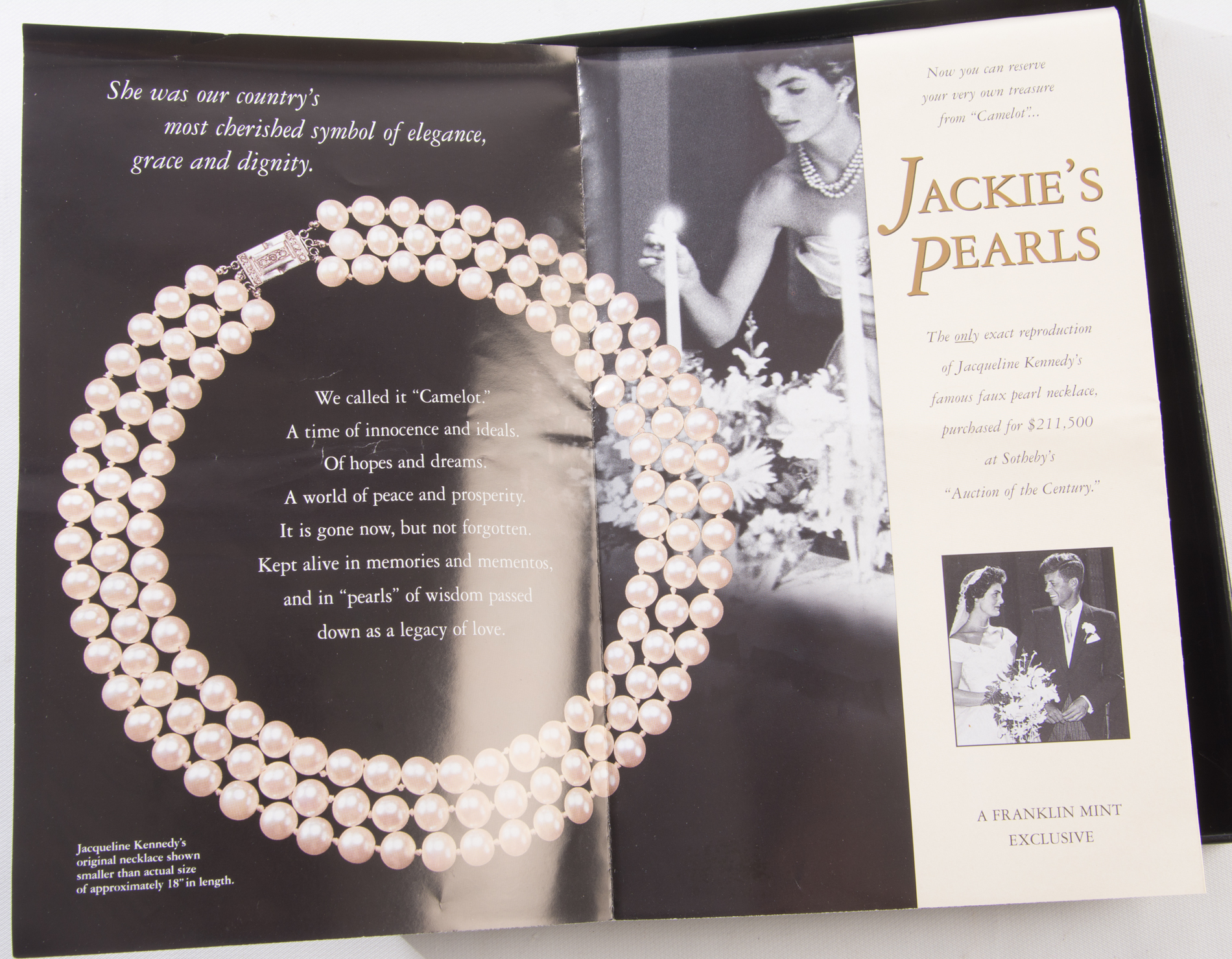 The Franklin Mint "Jackie's Pearls" Reproduction
