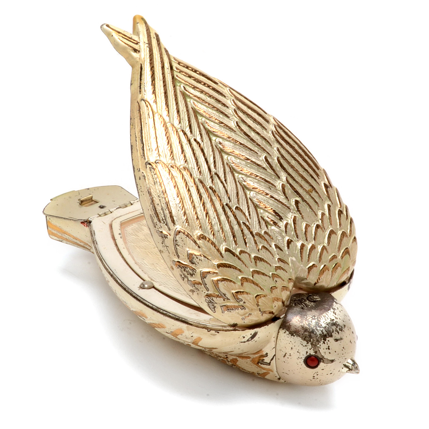 Rare Salvador Dali "Bird-in-Hand" Compact by Elgin American