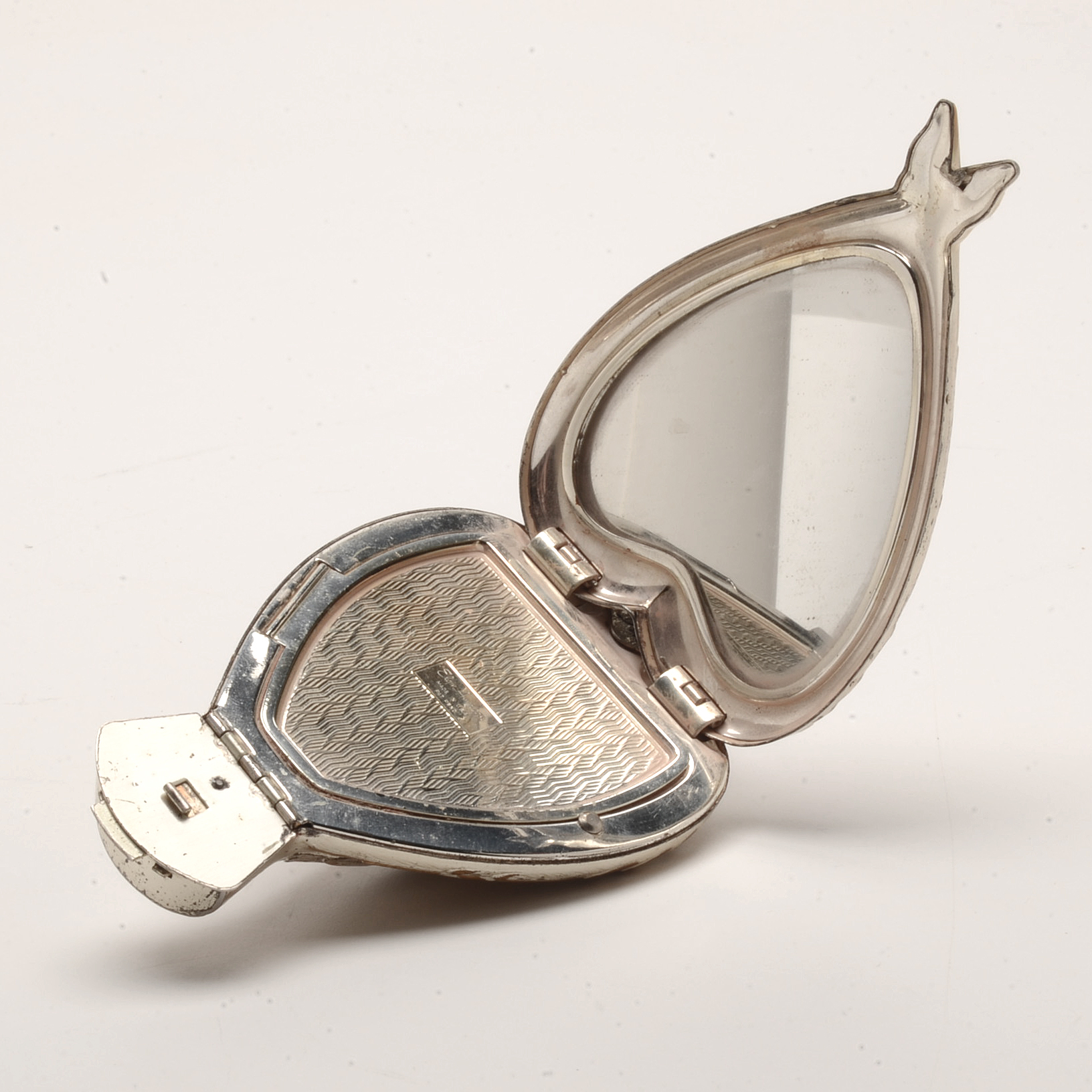 Rare Salvador Dali "Bird-in-Hand" Compact by Elgin American