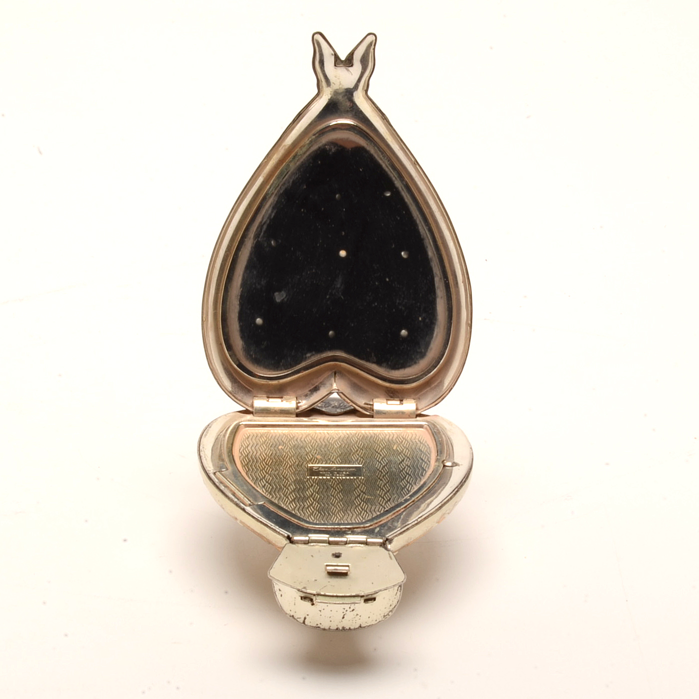 Rare Salvador Dali "Bird-in-Hand" Compact by Elgin American