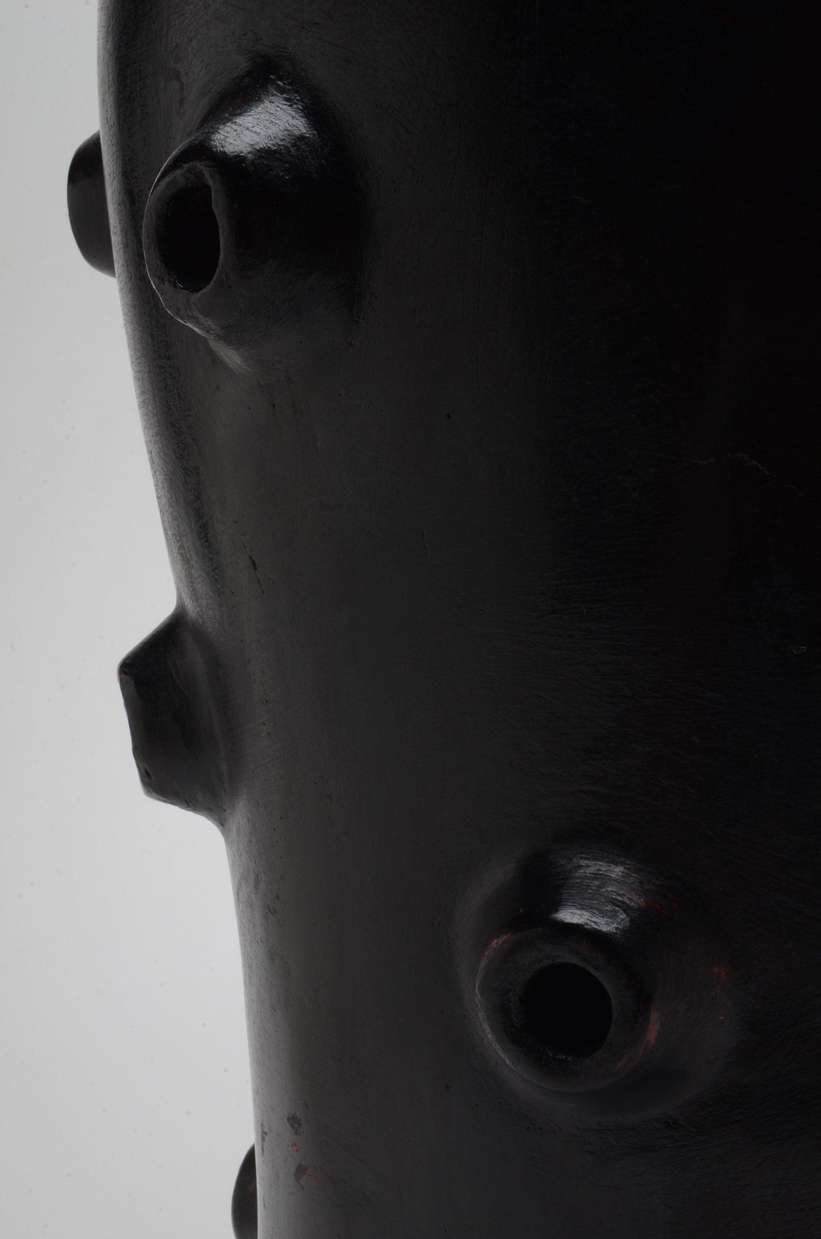 Primitive Earthenware Sculpture With Holes