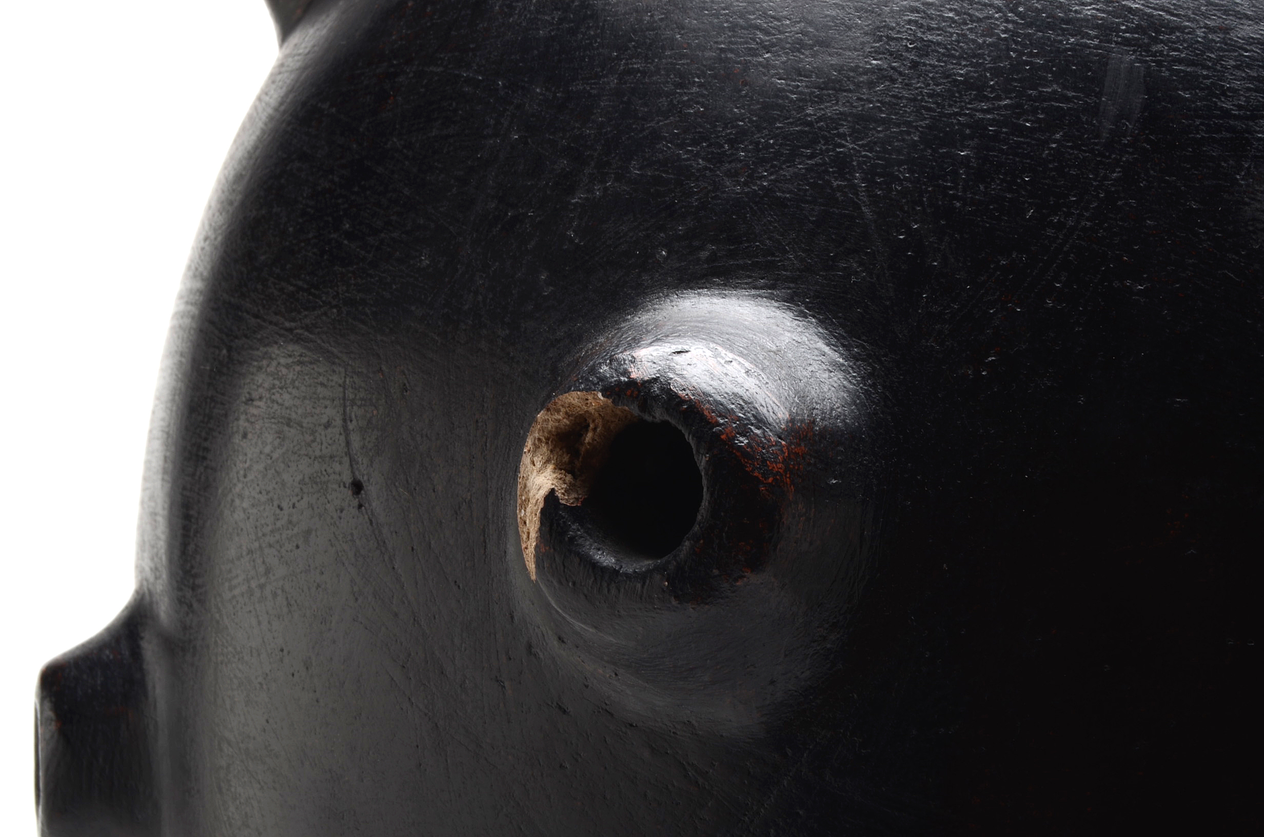 Primitive Earthenware Sculpture With Holes