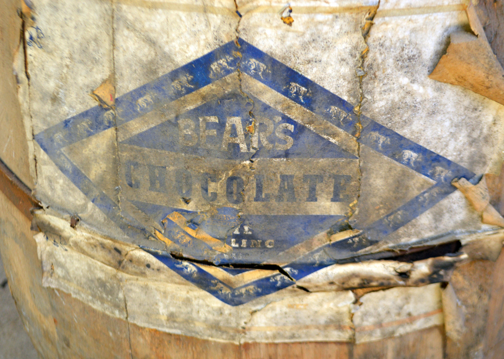 Vintage Wooden Sear-Stewart Company Barrel