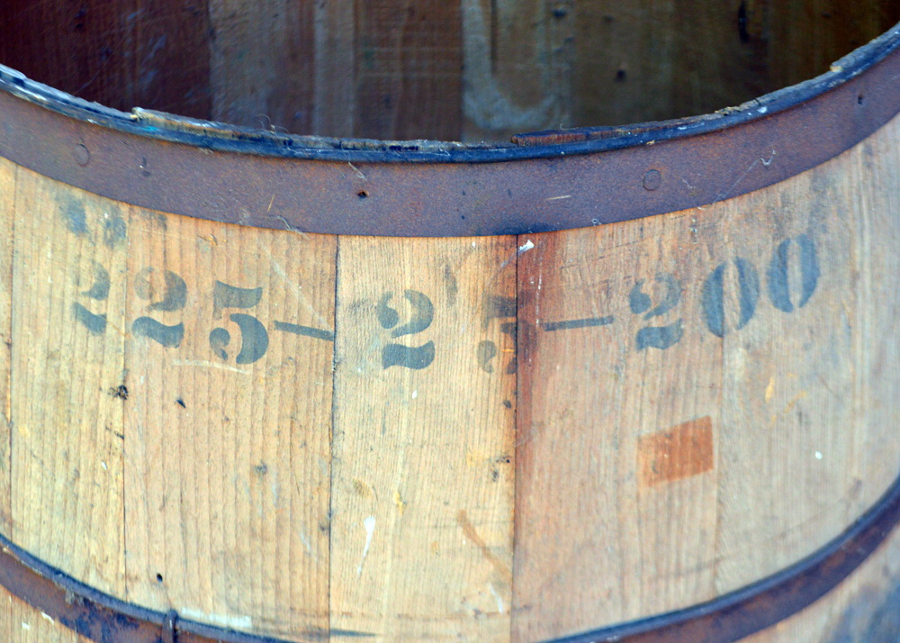 Vintage Wooden Sear-Stewart Company Barrel