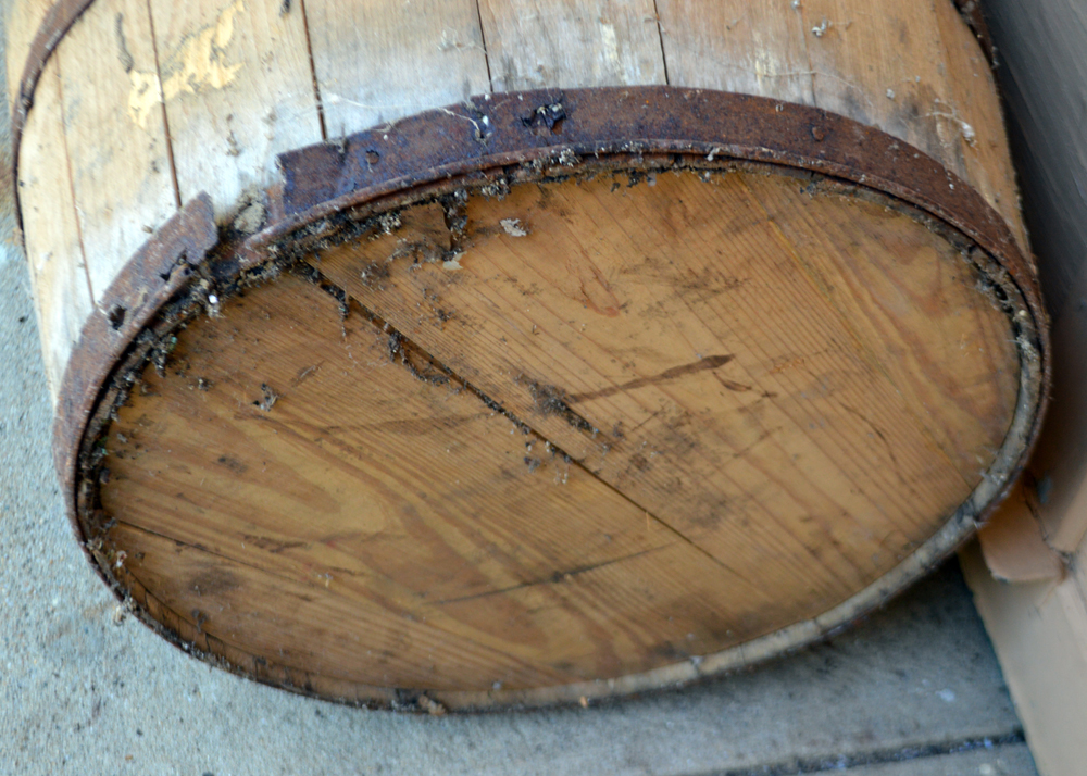 Vintage Wooden Sear-Stewart Company Barrel