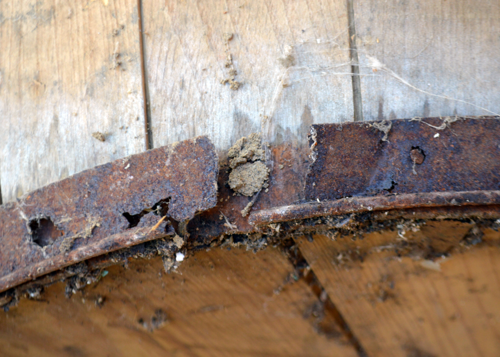 Vintage Wooden Sear-Stewart Company Barrel