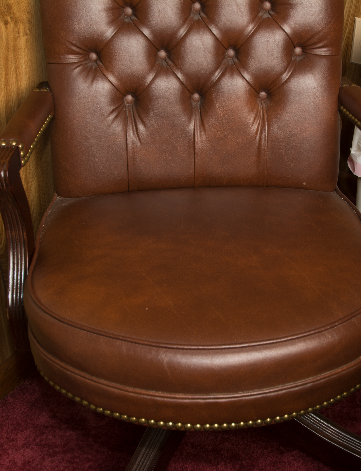 Vintage Leather Executive Desk Chair