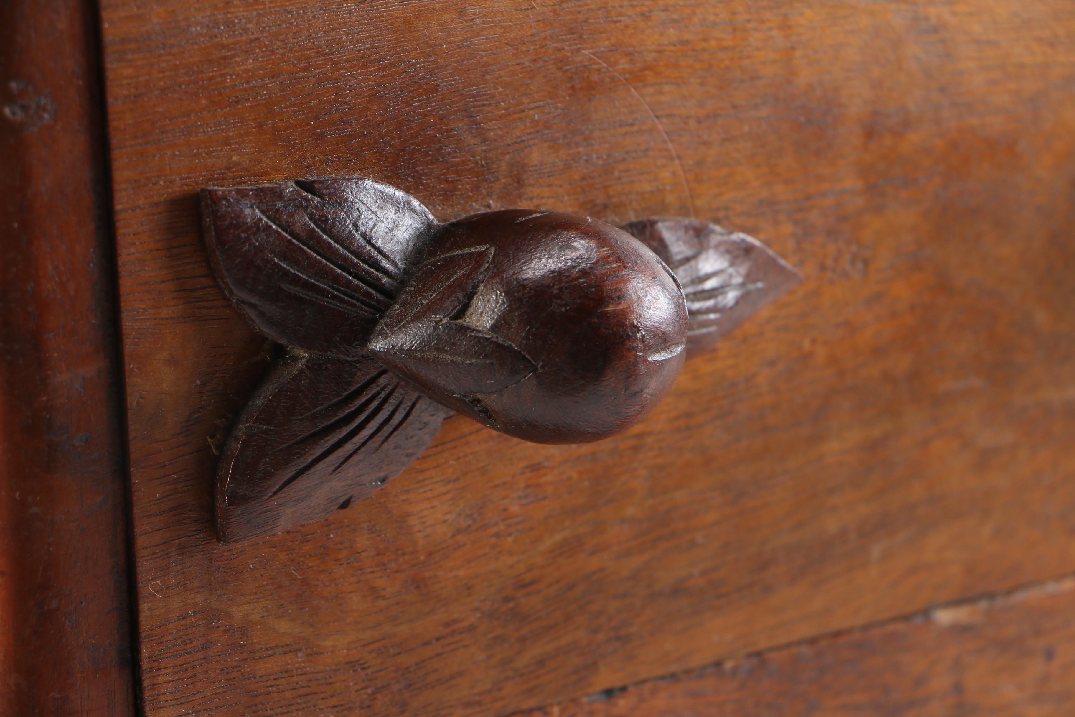 Miniature Antique Walnut Chest of Drawers