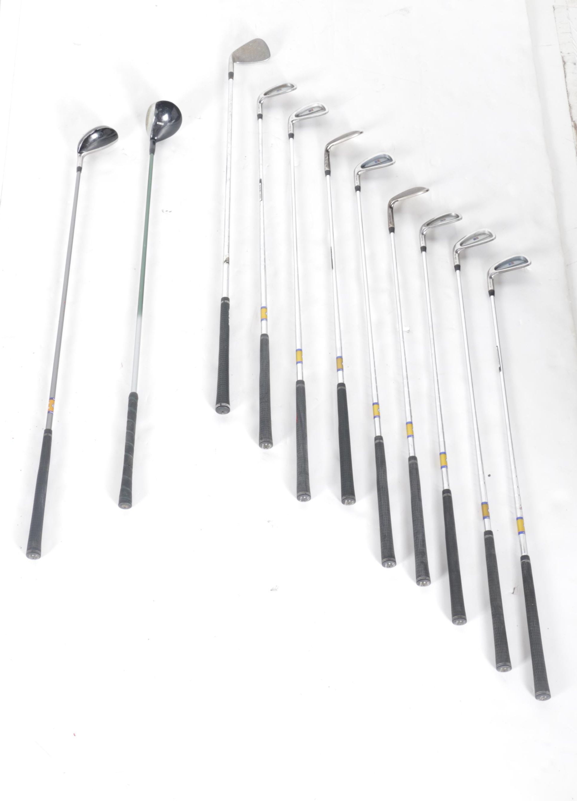 Set of Assorted Golf Clubs in Bag Including Tour Series 6