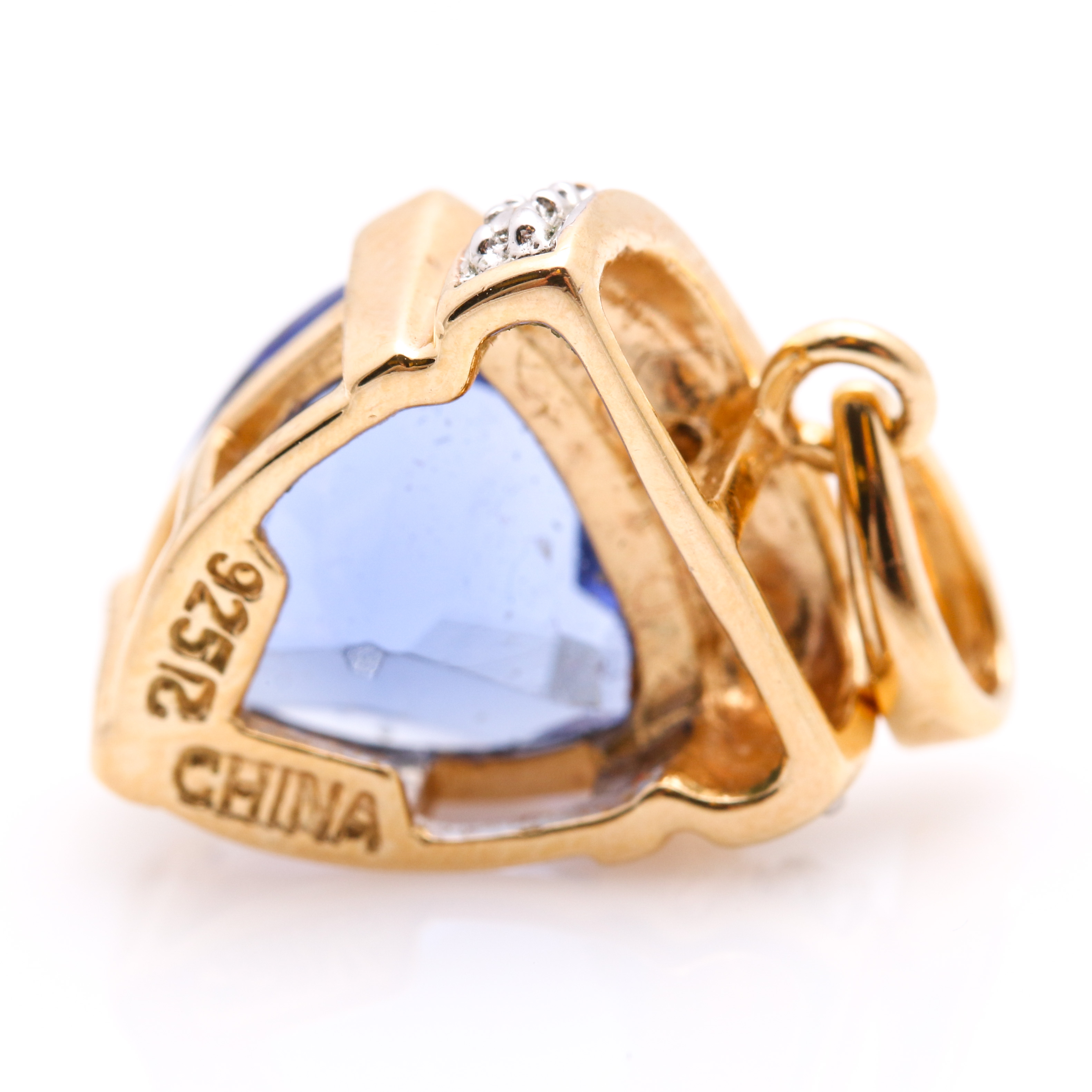 Sterling Silver Gold Tone Jewelry Including Pieces With Diamonds